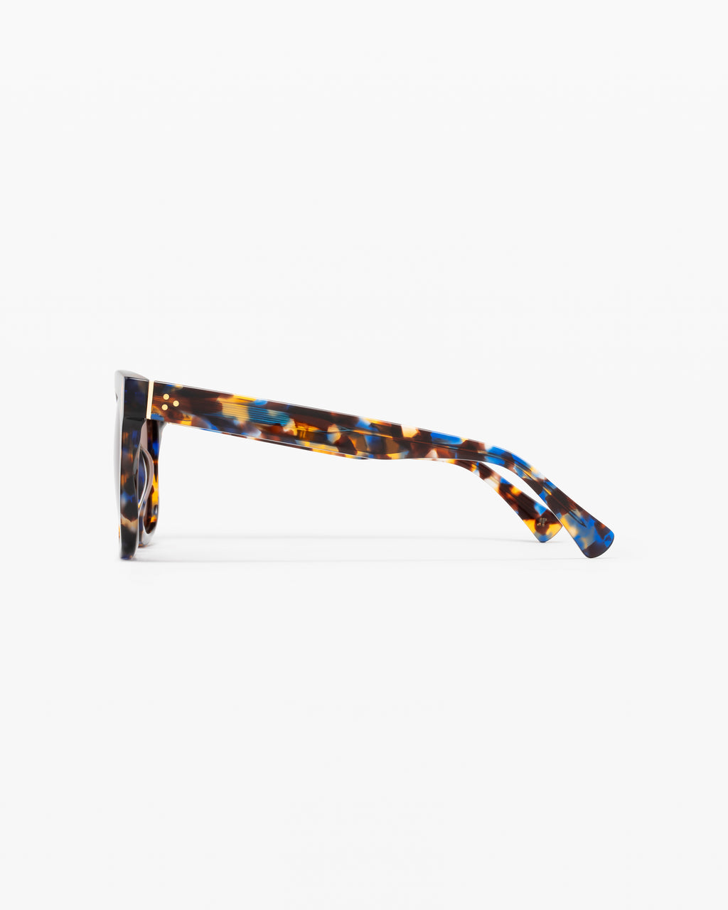 La Shade Papillon Lunettes de Soleil pour femme in Ecaille bleue