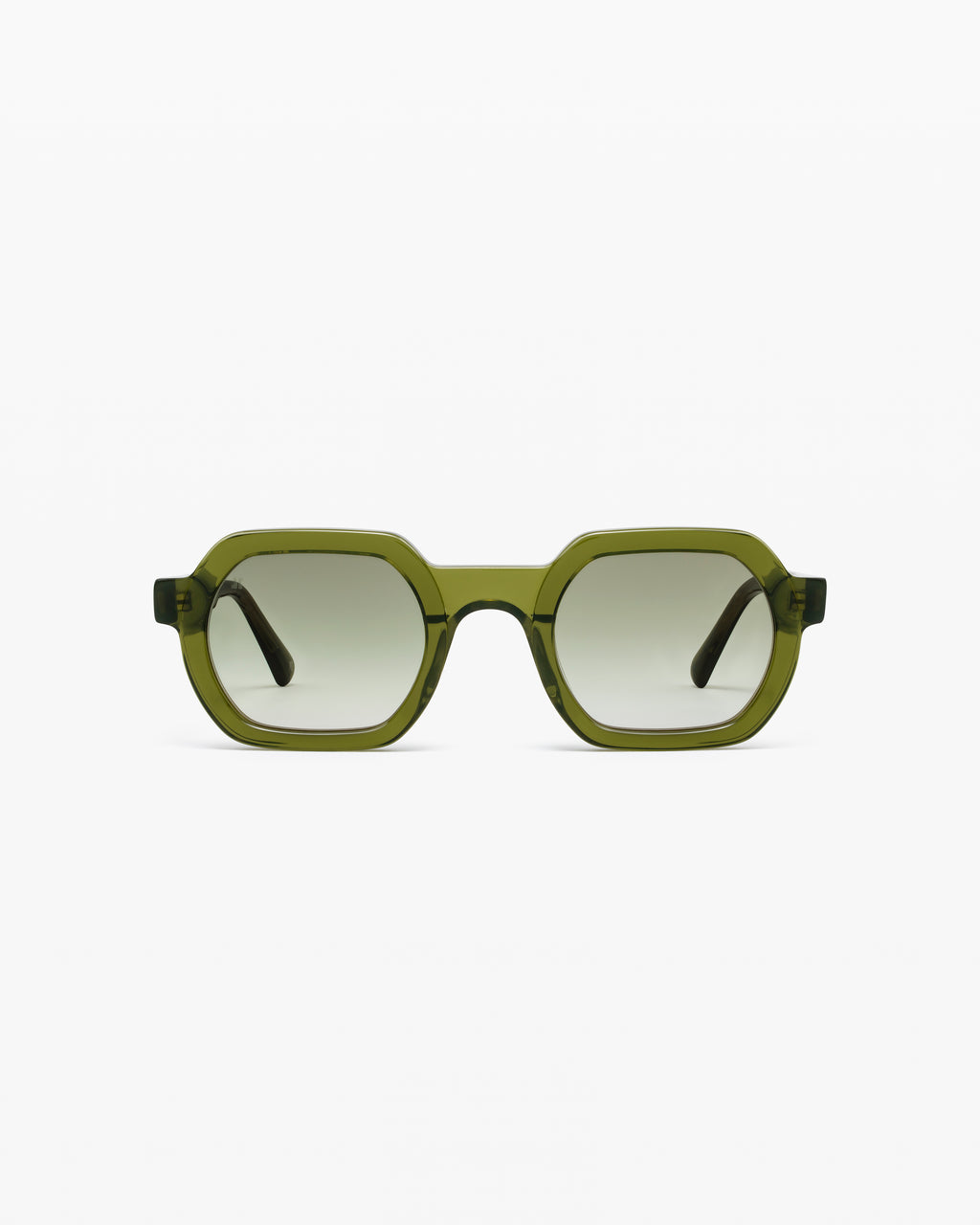 The Darren L JF Colors Rectangular Men's Sunglasses in Green