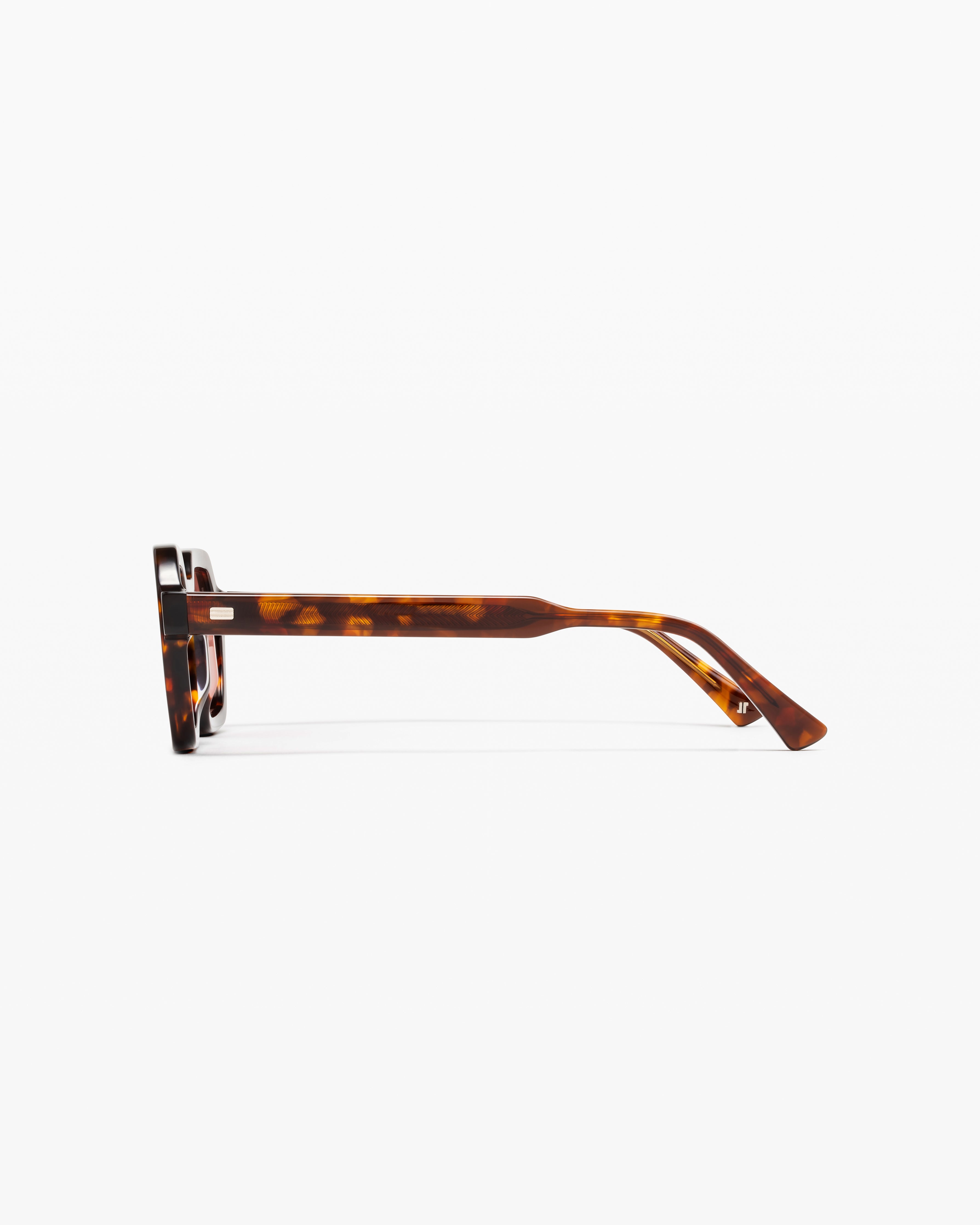 The Darren JF Colors Rectangular Men's Sunglasses in Dark Tortoise