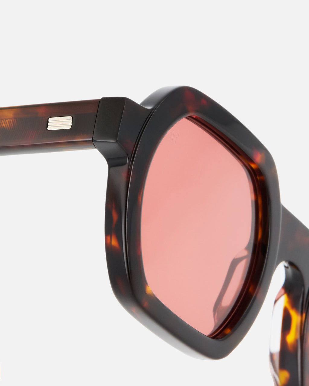 The Darren JF Colors Rechteckig Herren-Sonnenbrillen in Dark Tortoise