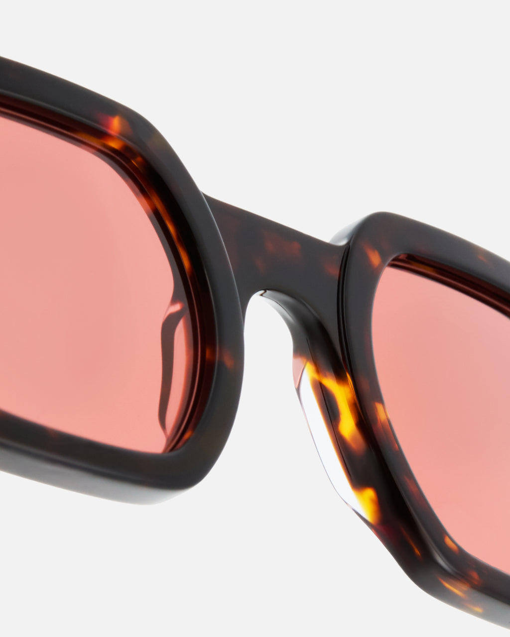 The Darren JF Colors Rechteckig Herren-Sonnenbrillen in Dark Tortoise