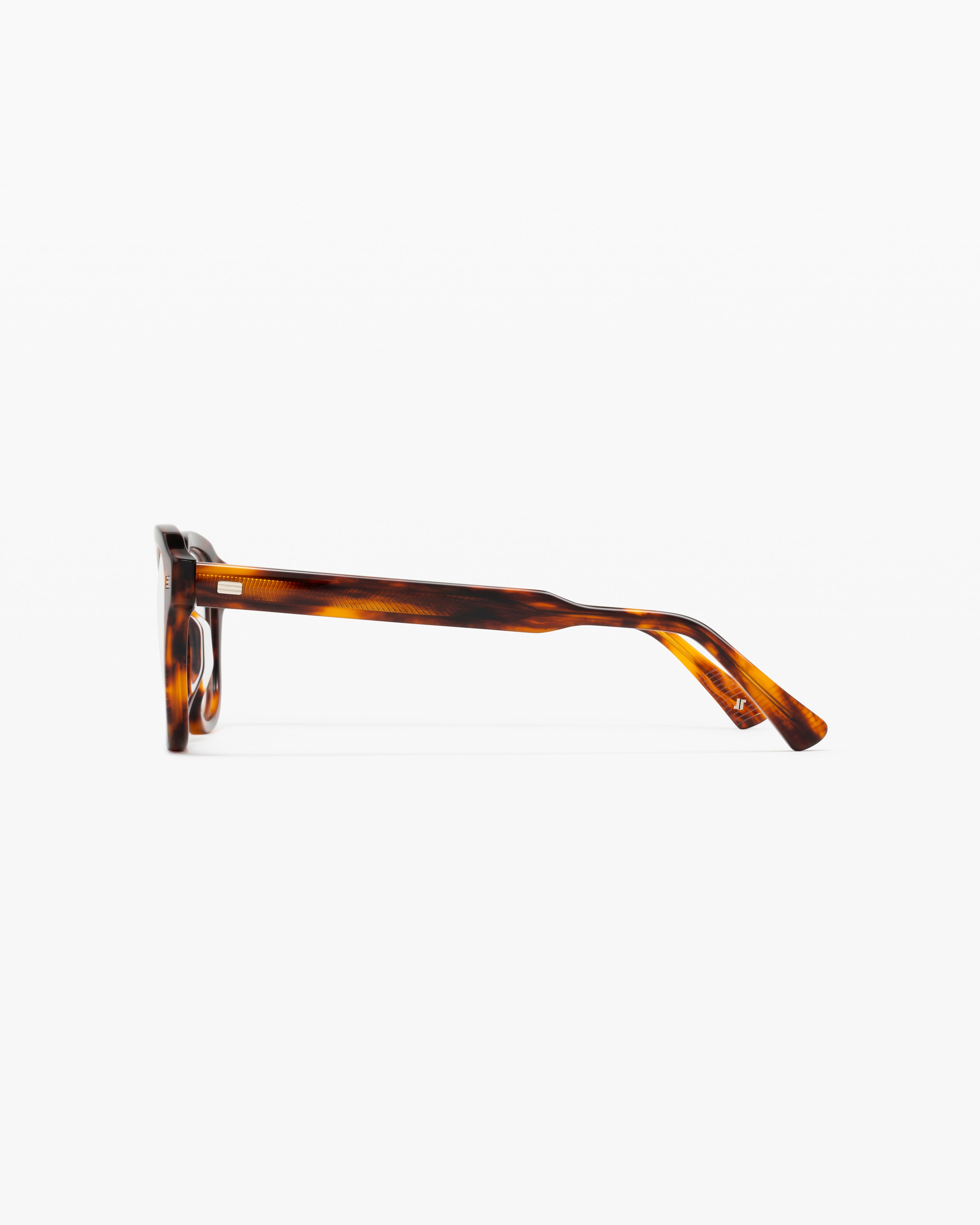 The Headlight L Rectangular Men's Eyeglasses in Brown