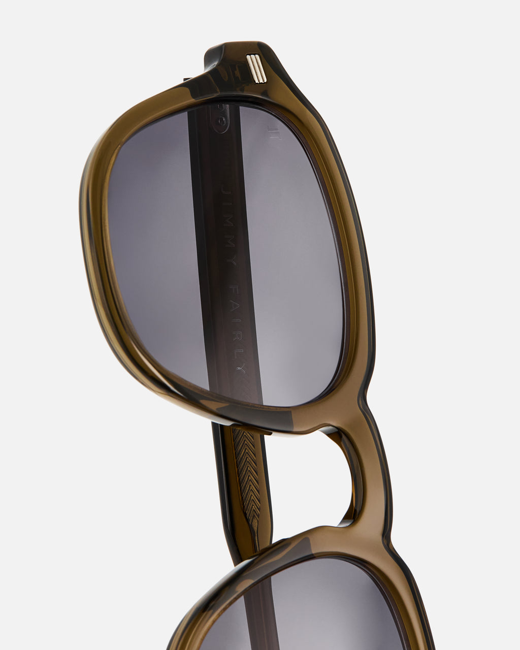 La Headlight Carré Lunettes de Soleil pour homme in Vert