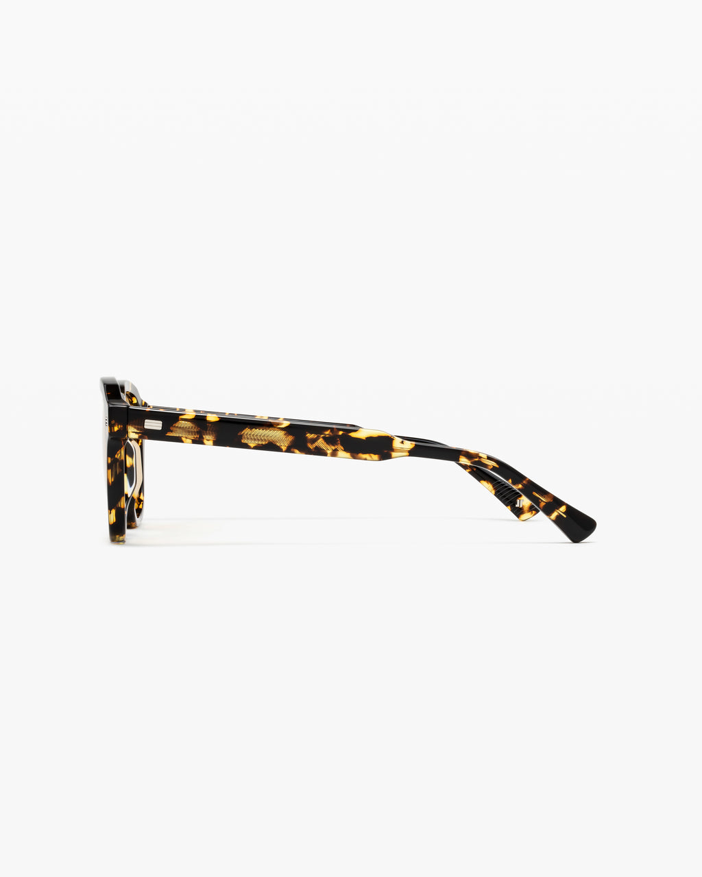 The Headlight Square Men's Sunglasses in Yellow Tortoise