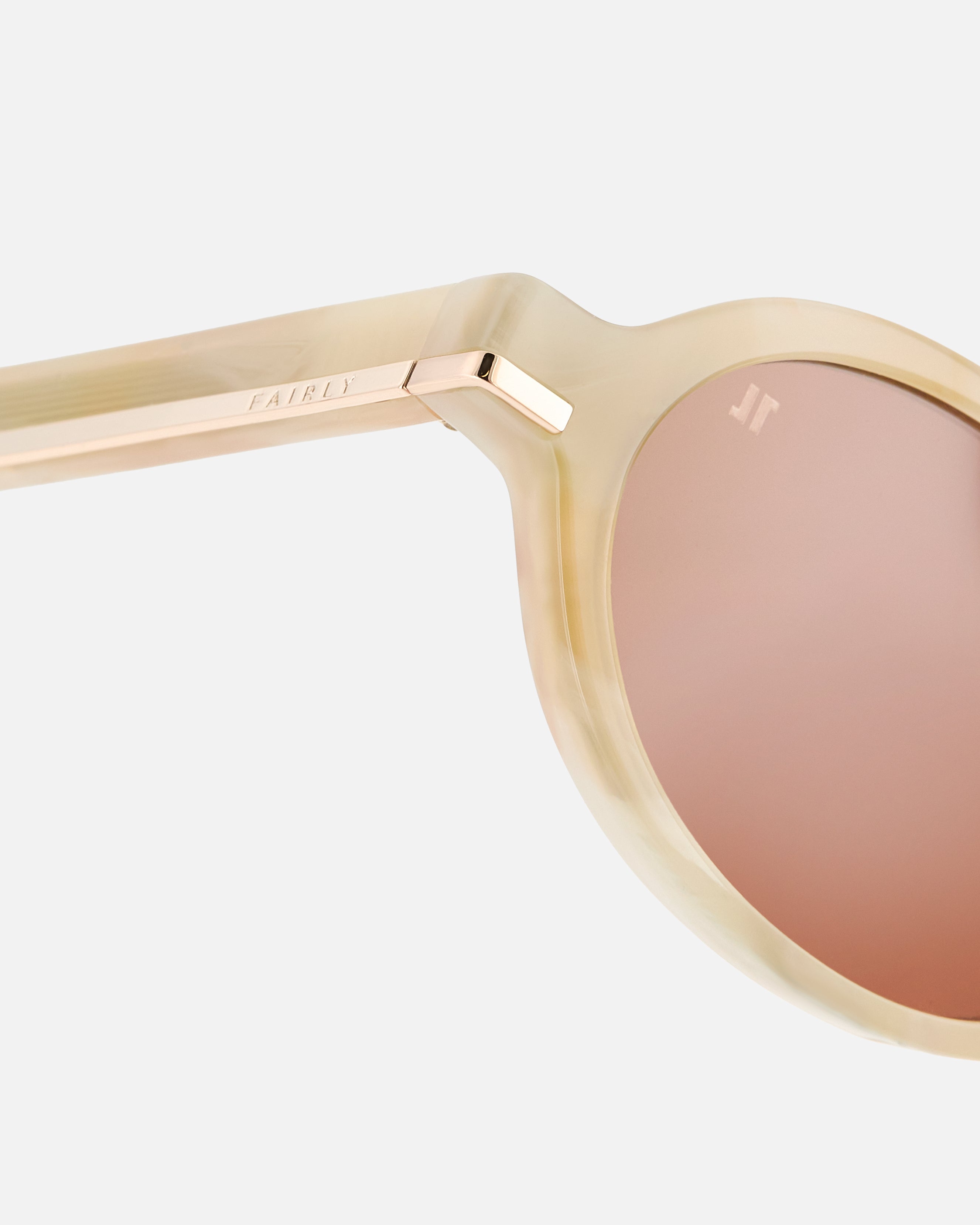 The Elvie Medium Women's Sunglasses in Cream | Jimmy Fairly US