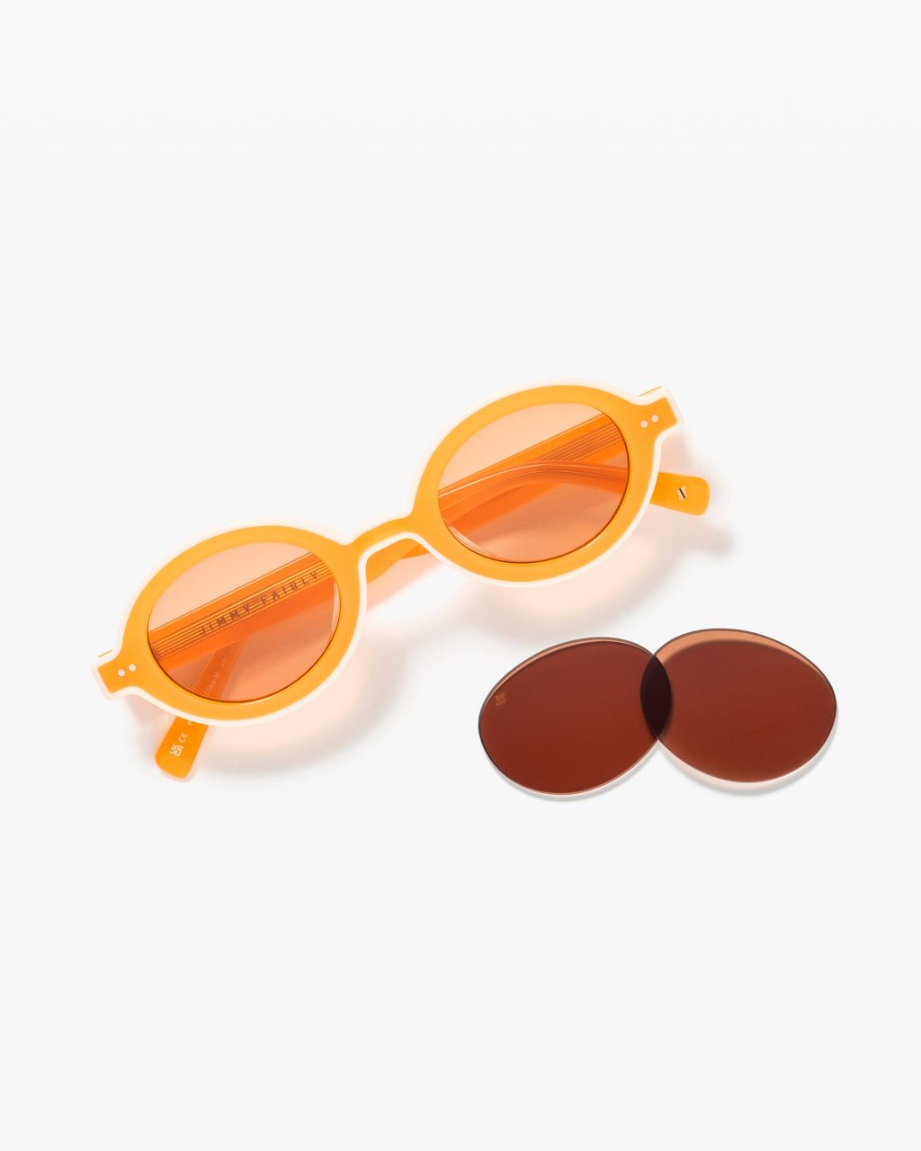 The Iva JF Colors Oval Damen-Sonnenbrillen in Orange