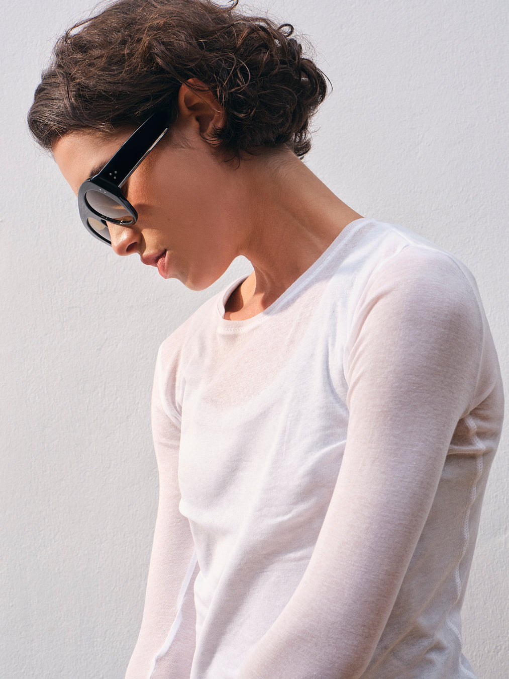 La Halo Aviateur Lunettes de Soleil pour femme in Noir