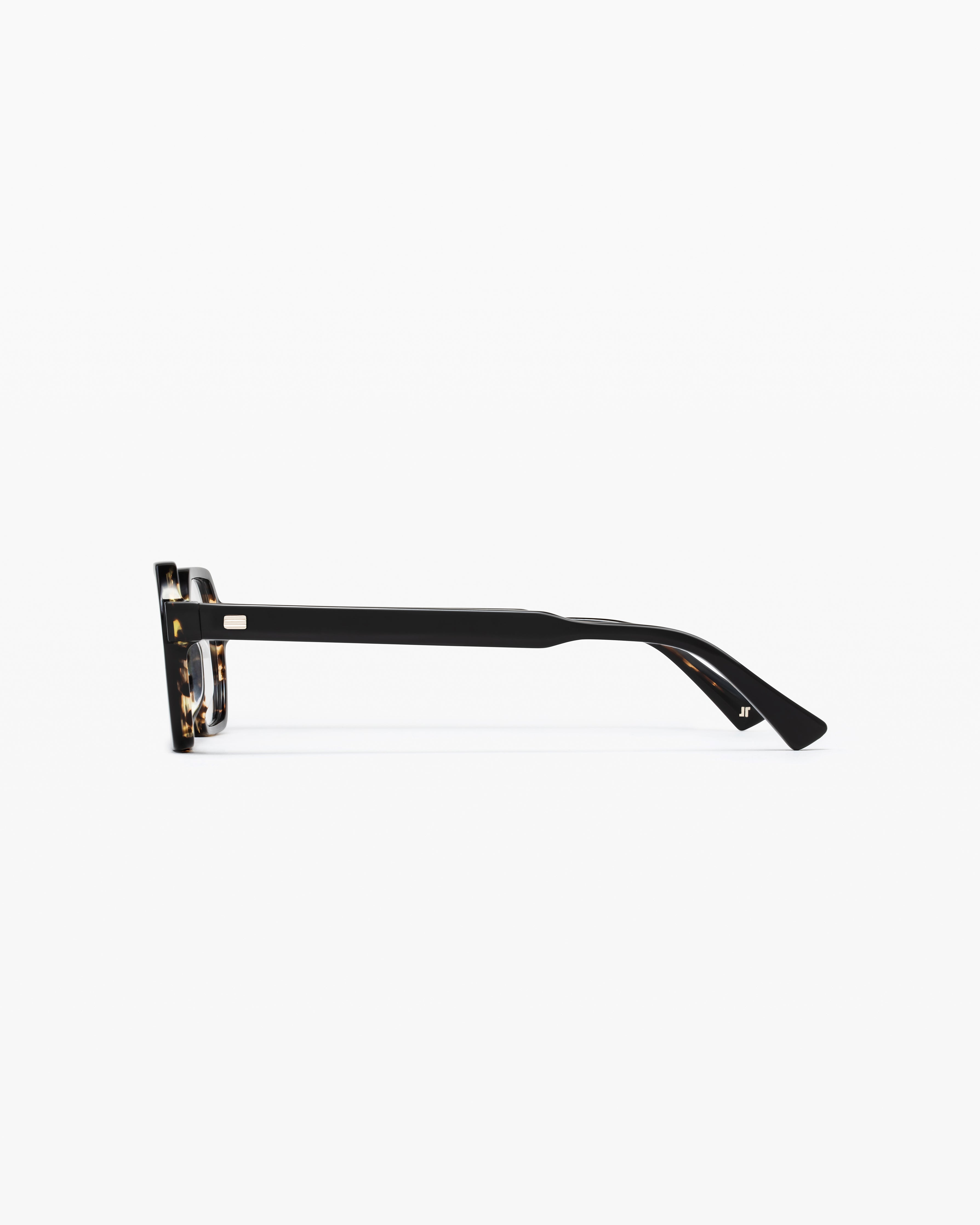The Darren L Rectangular Men's Eyeglasses in Black