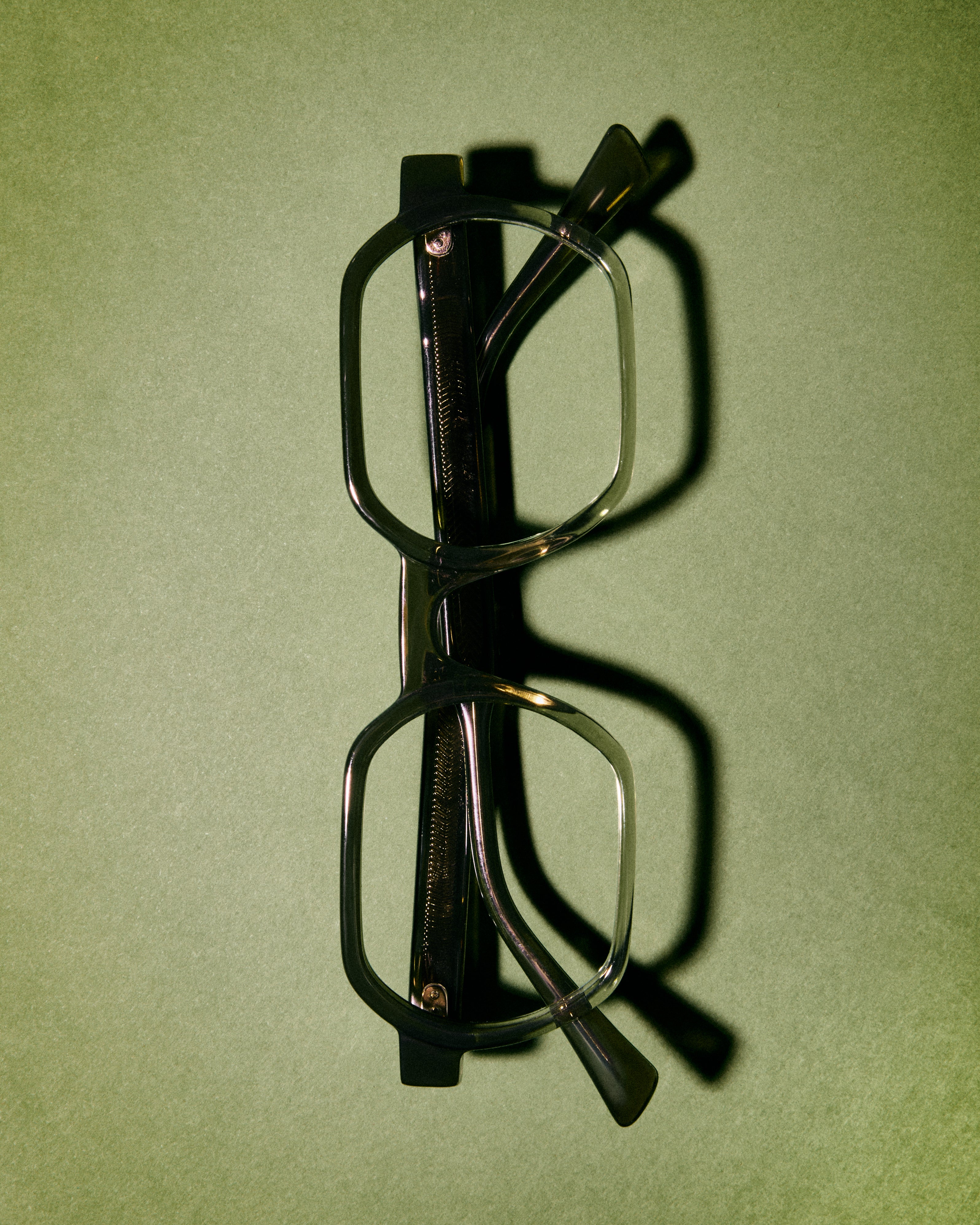 The Darren Rectangular Men's Eyeglasses in Green