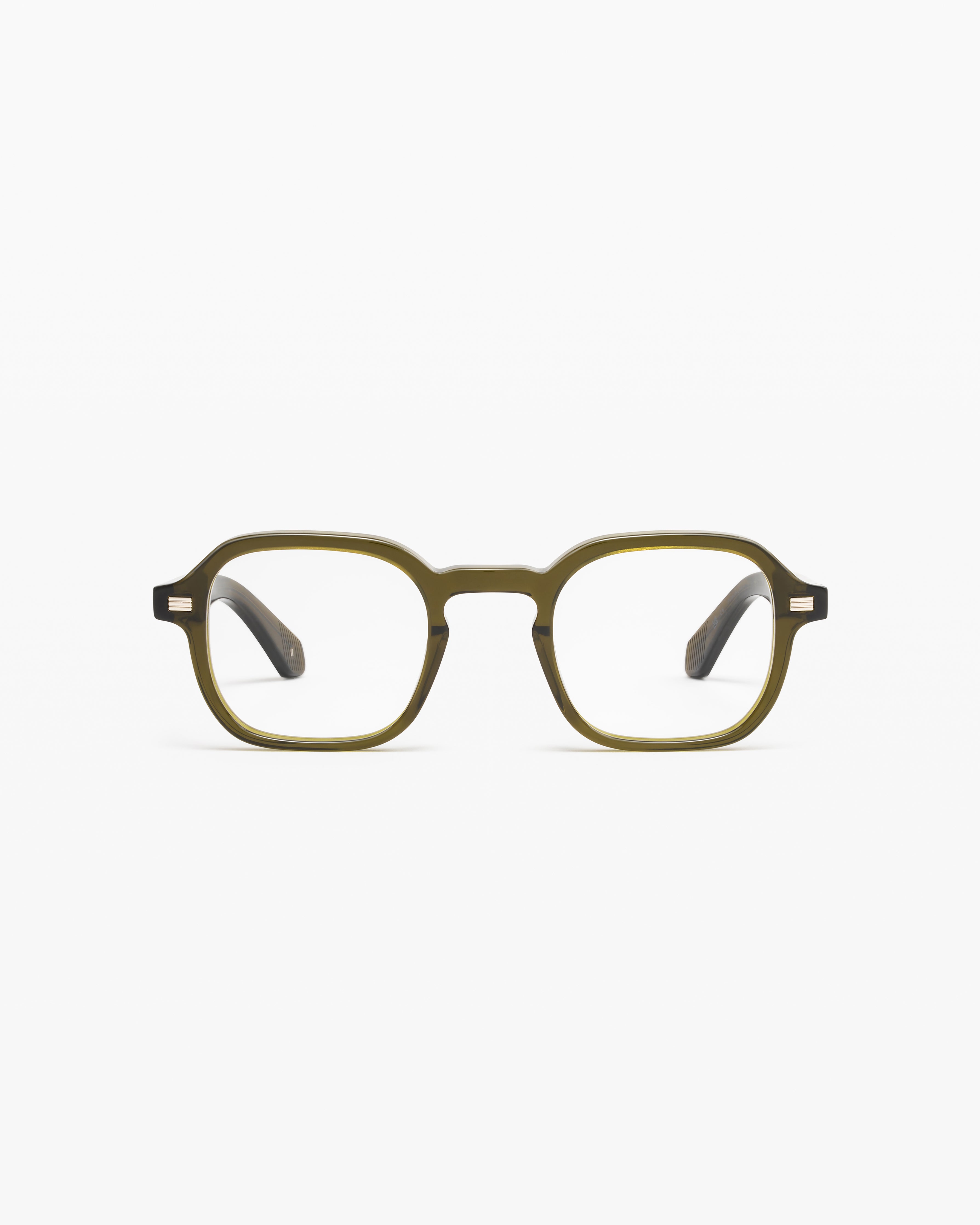 The Ezra Rectangular Men's Eyeglasses in Green