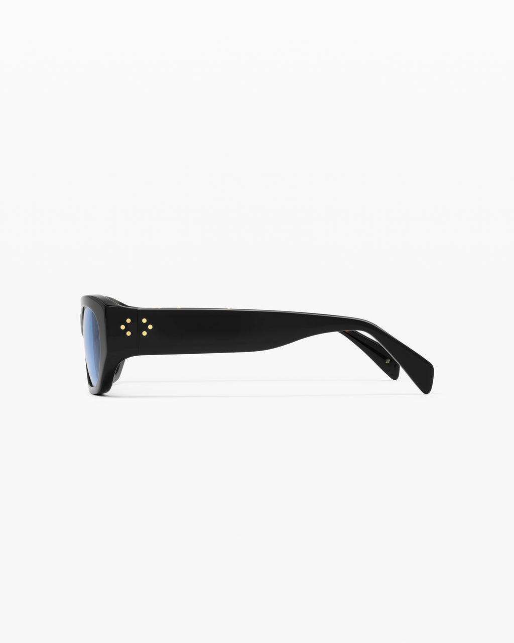 La Elis Rectangulaire Lunettes de Soleil pour femme in Noir