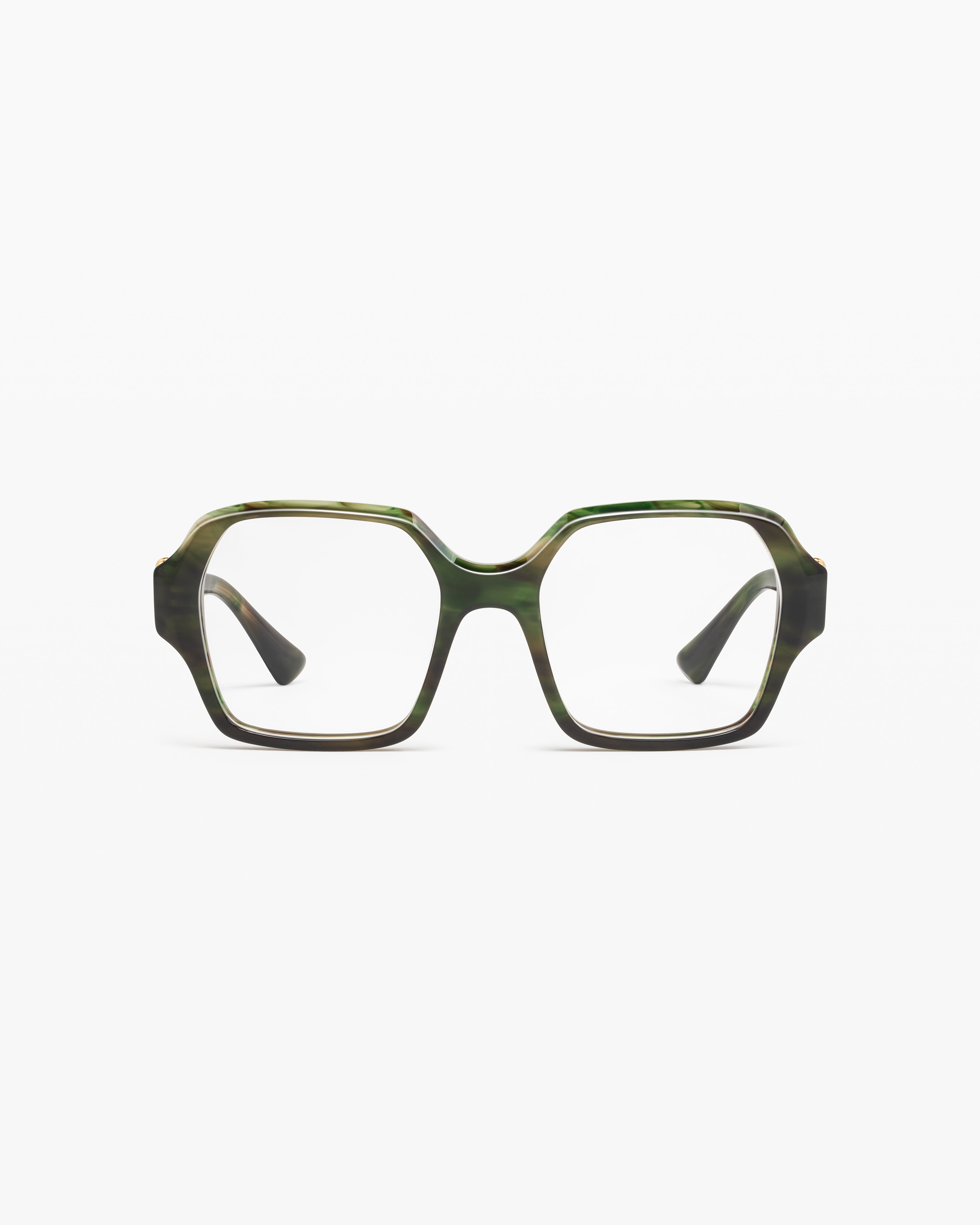 The Cha Square Women's Eyeglasses in Green