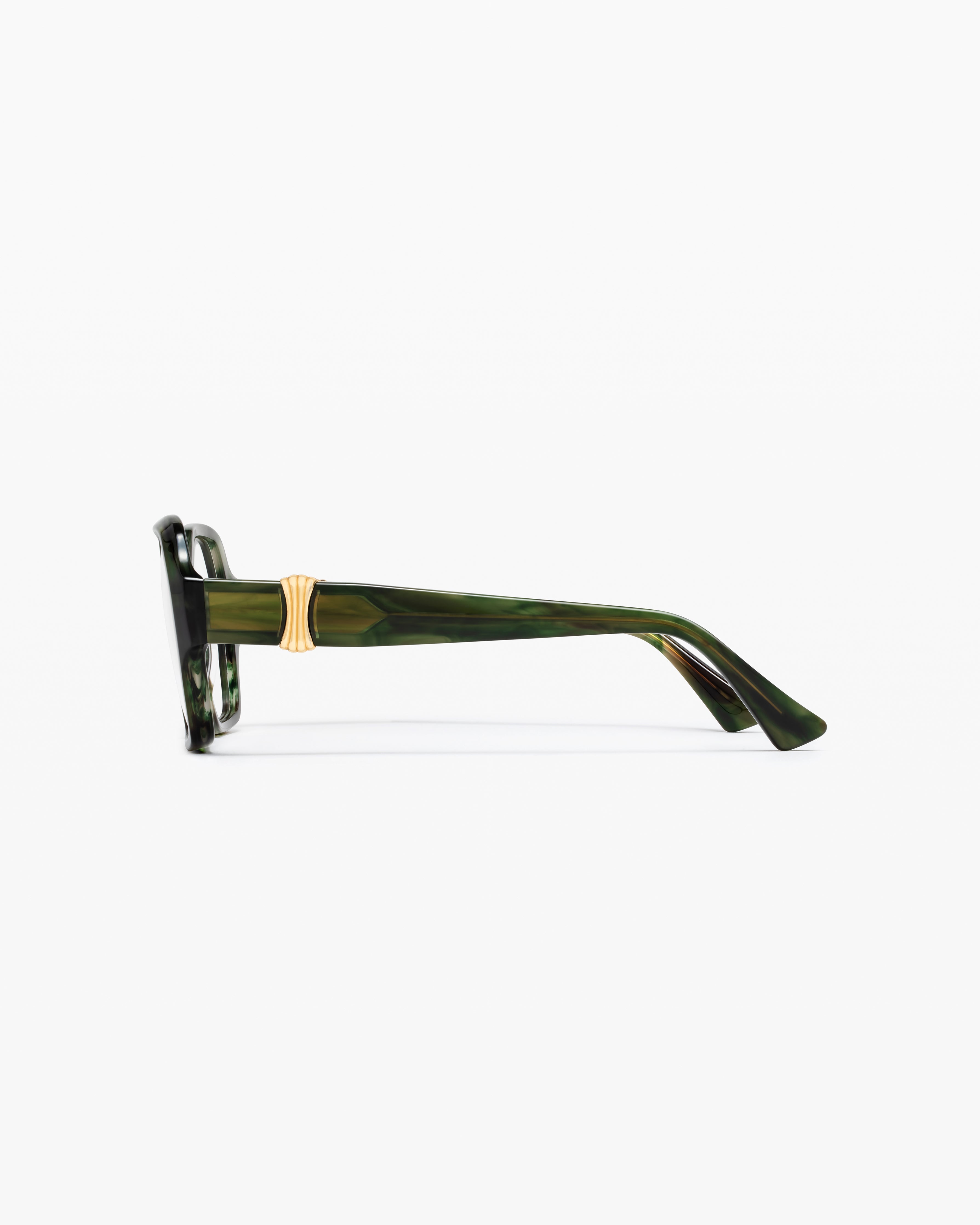 The Cha Square Women's Eyeglasses in Green
