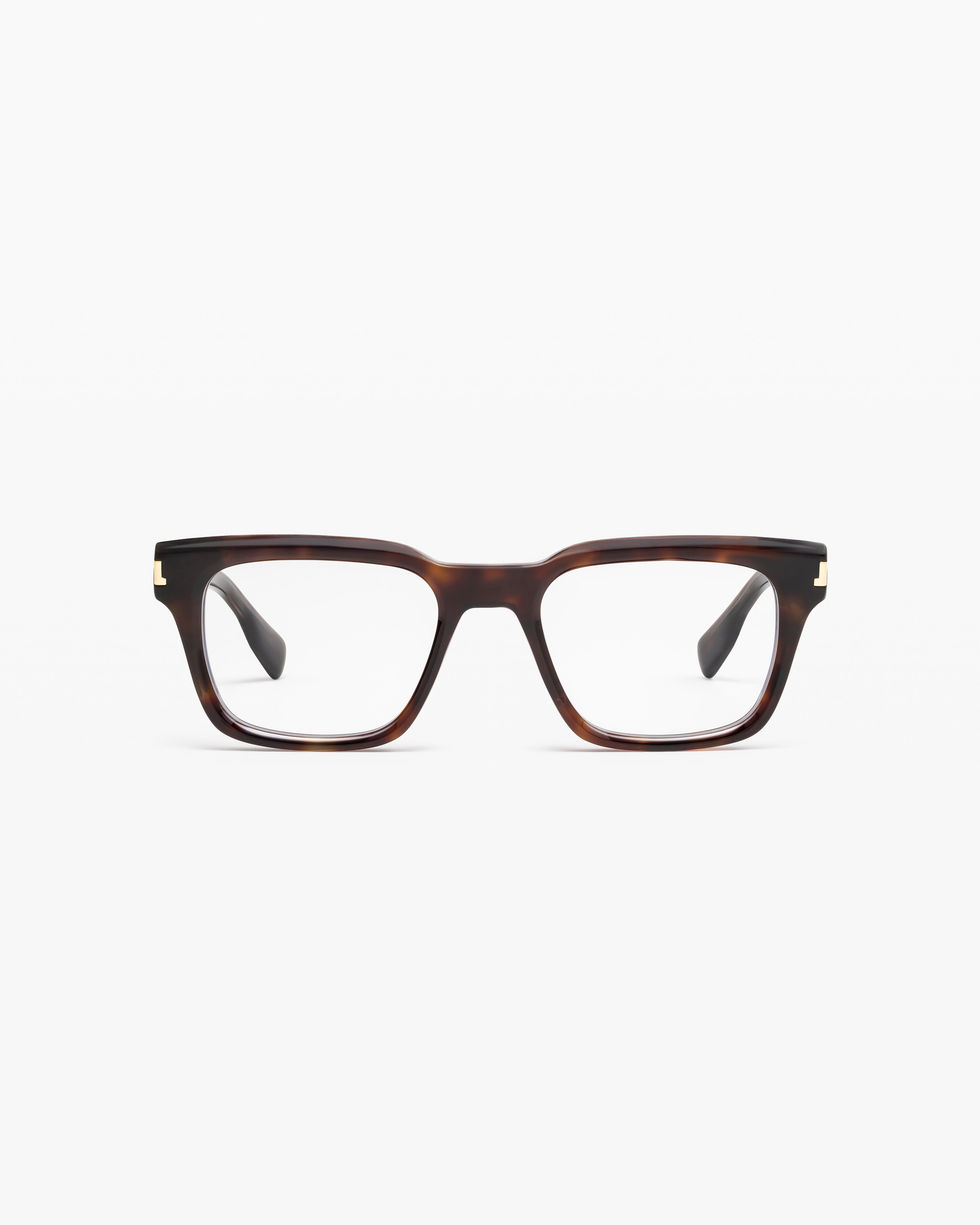 The Sach Rectangular Men's Eyeglasses in Dark Tortoise