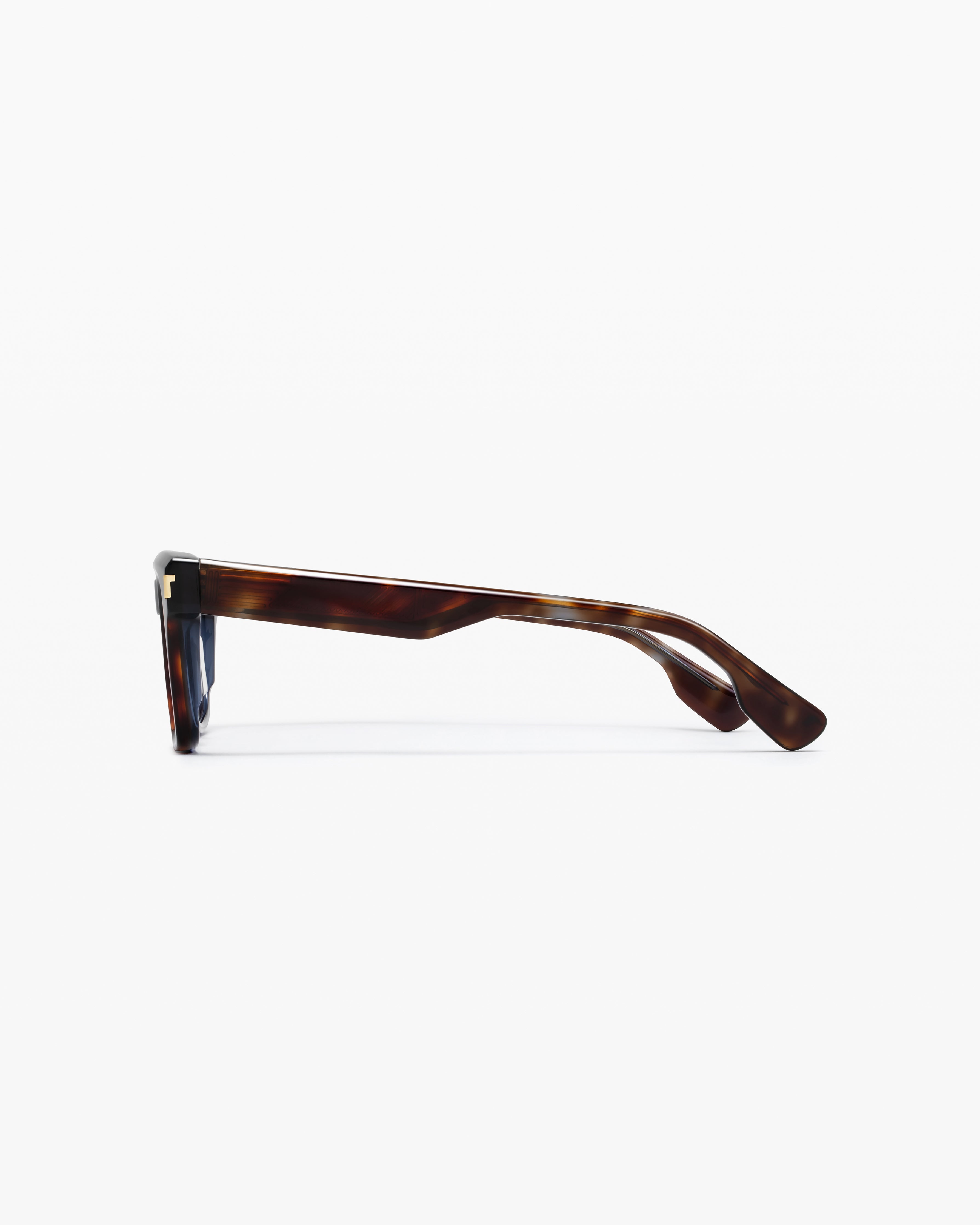 The Sach Rectangular Men's Eyeglasses in Dark Tortoise