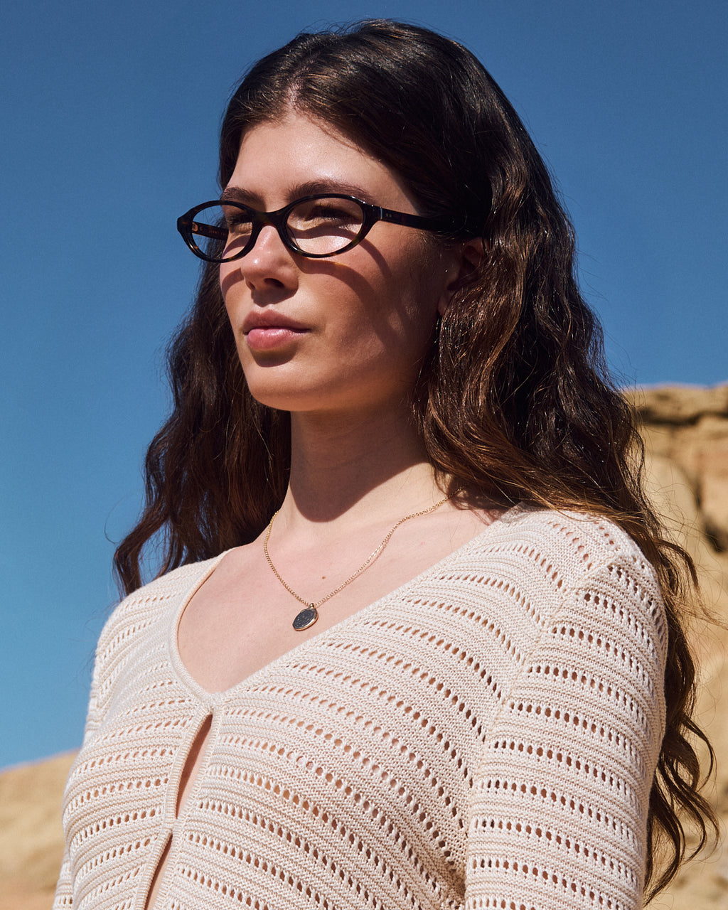 The Meg Oval Women's Eyeglasses in Dark Tortoise