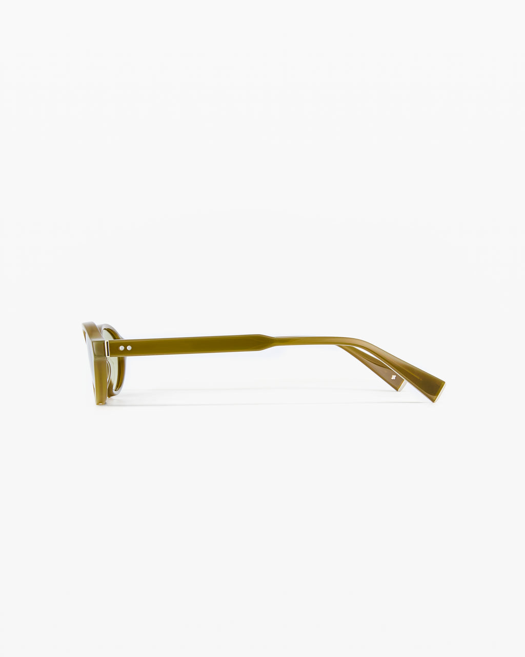 La Meg Ovale Lunettes de Soleil pour femme in Vert