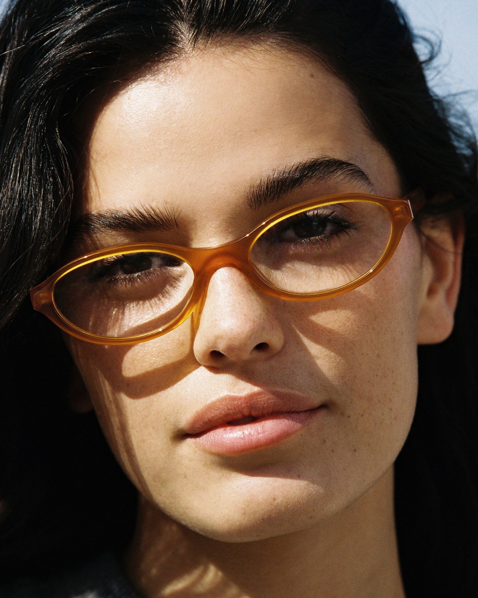 The Meg Oval Women's Eyeglasses in Orange