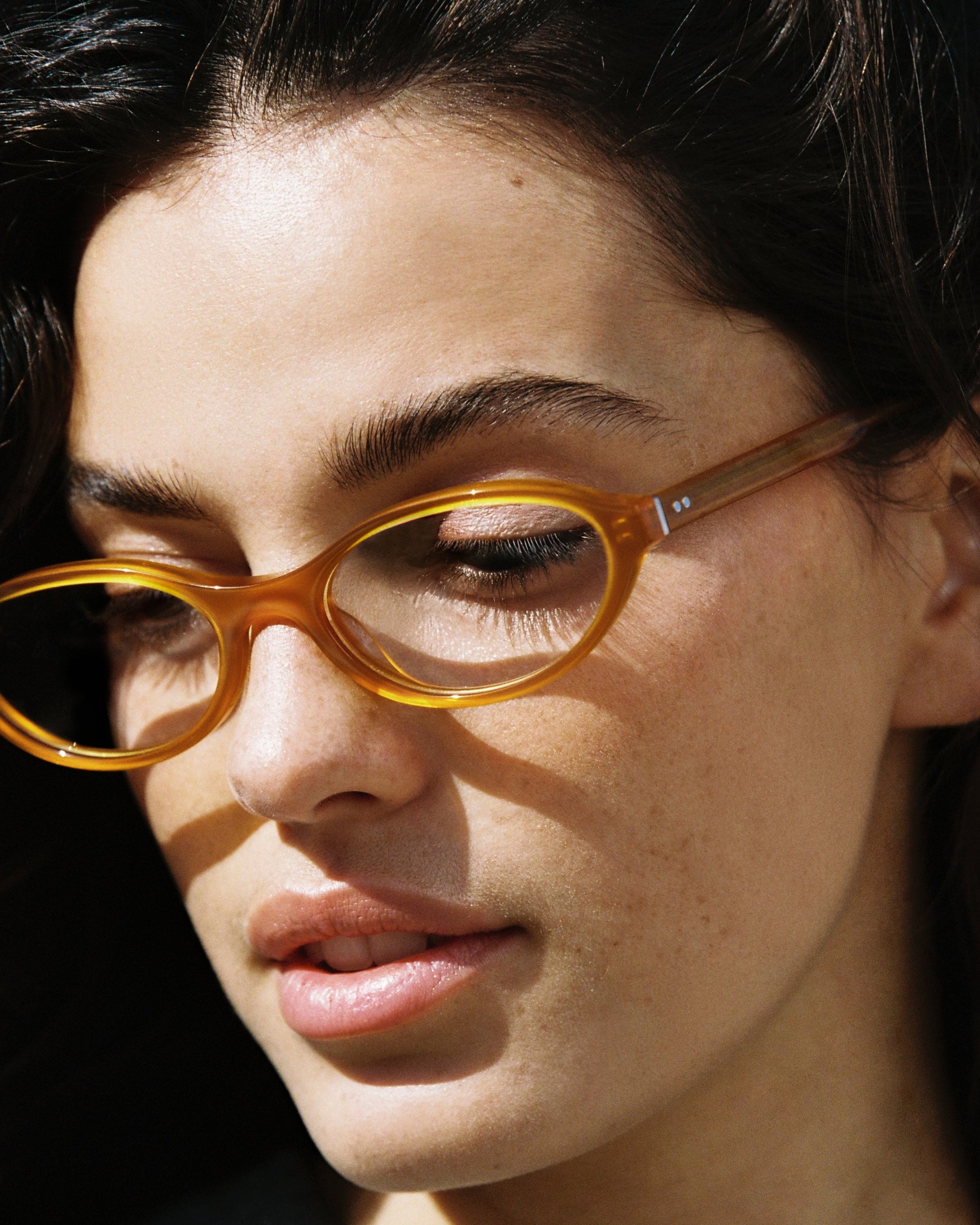 The Meg Oval Women's Eyeglasses in Orange