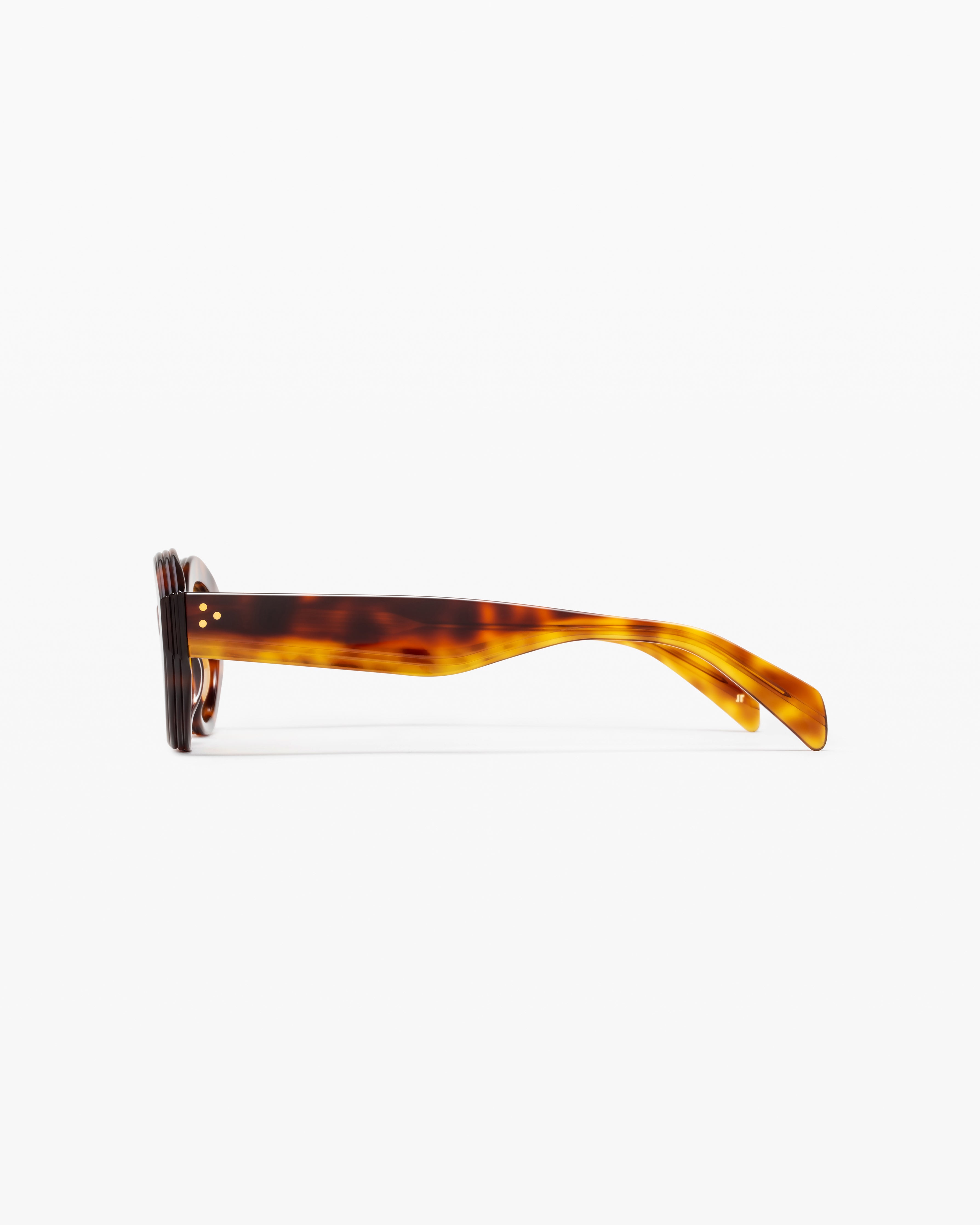 The Vivi JF Colors Oval Women's Sunglasses in Dark Tortoise