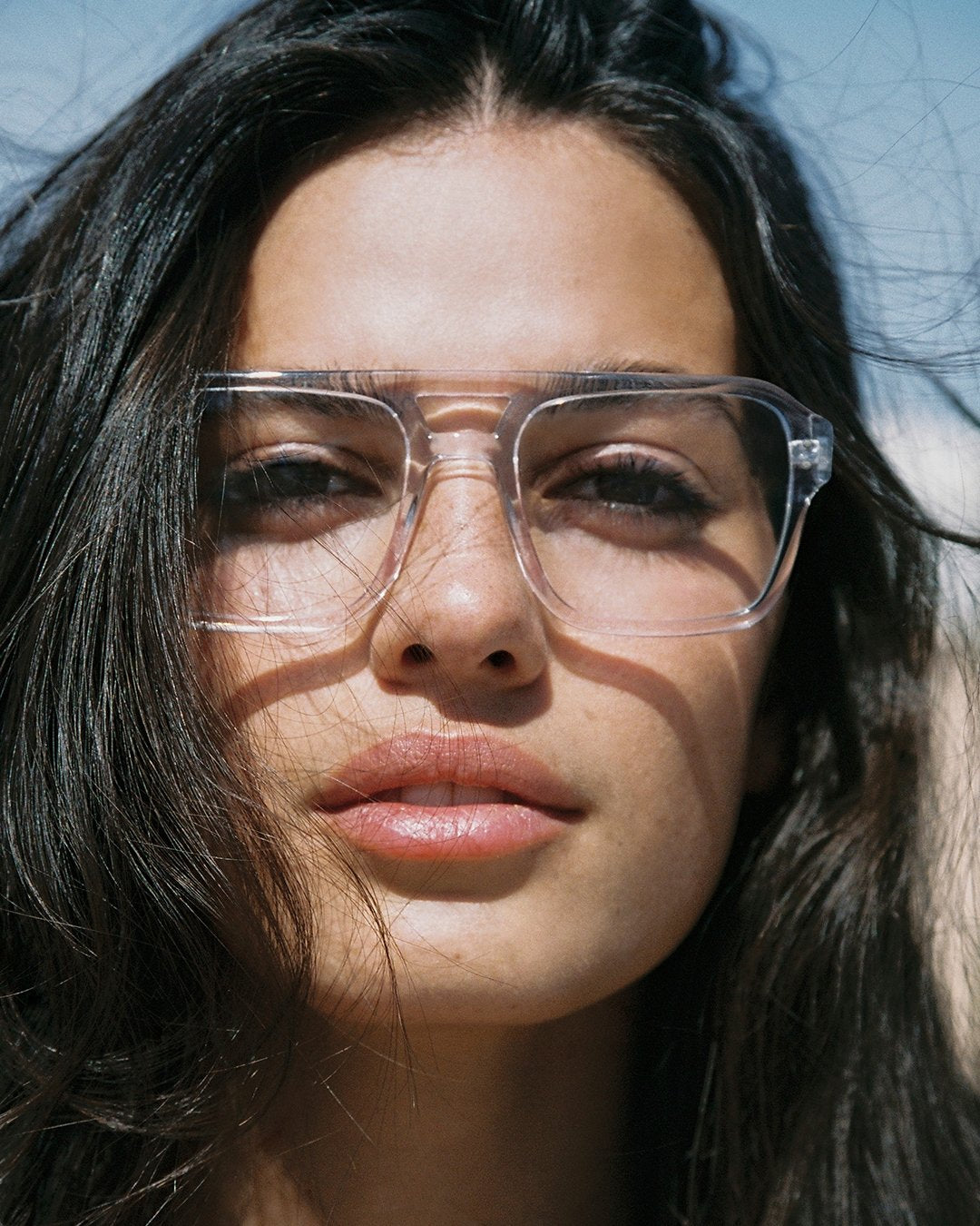 La Alex Aviateur Lunettes de Vue pour homme in Transparent