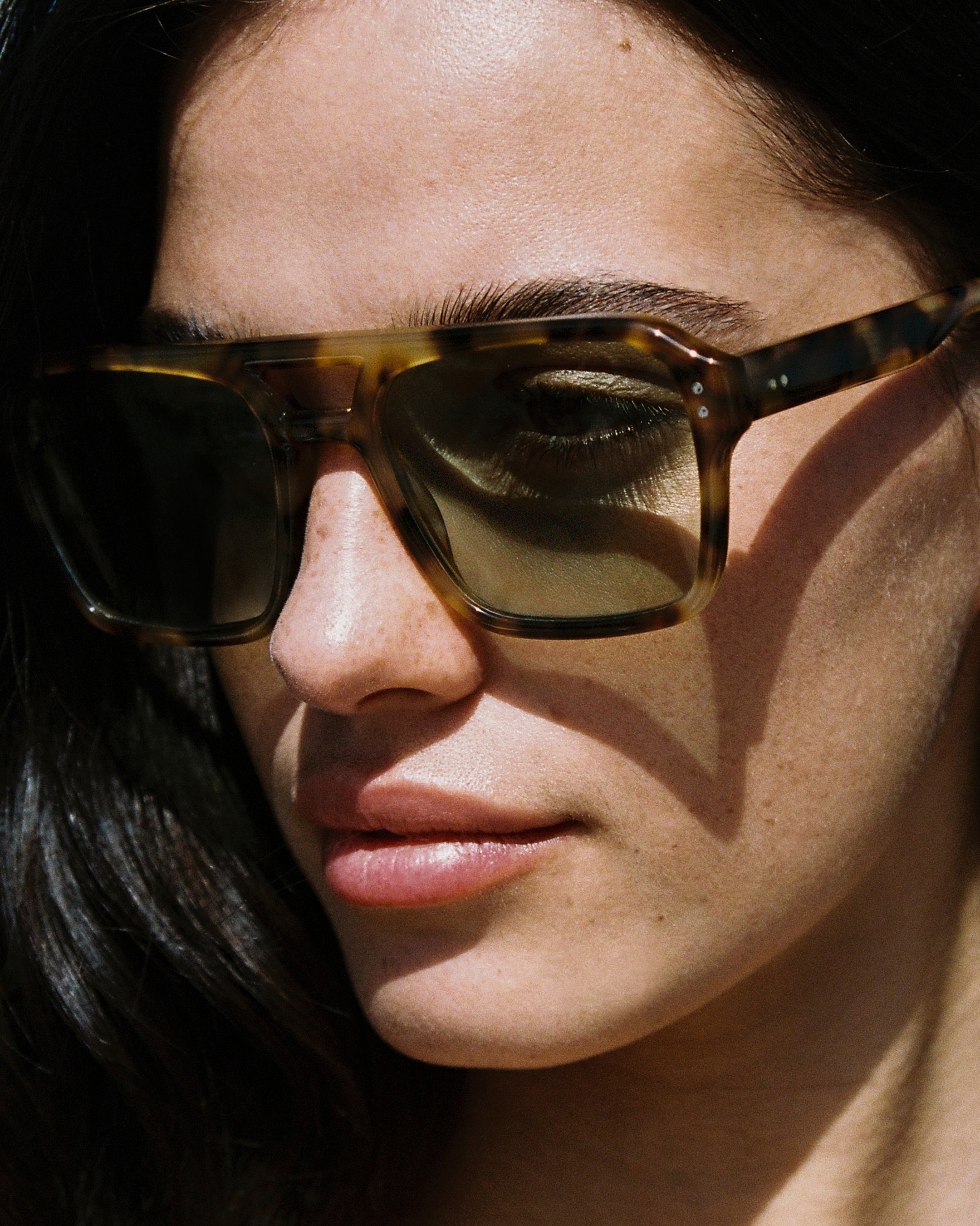The Alex Aviator Women's Sunglasses in Dark Tortoise