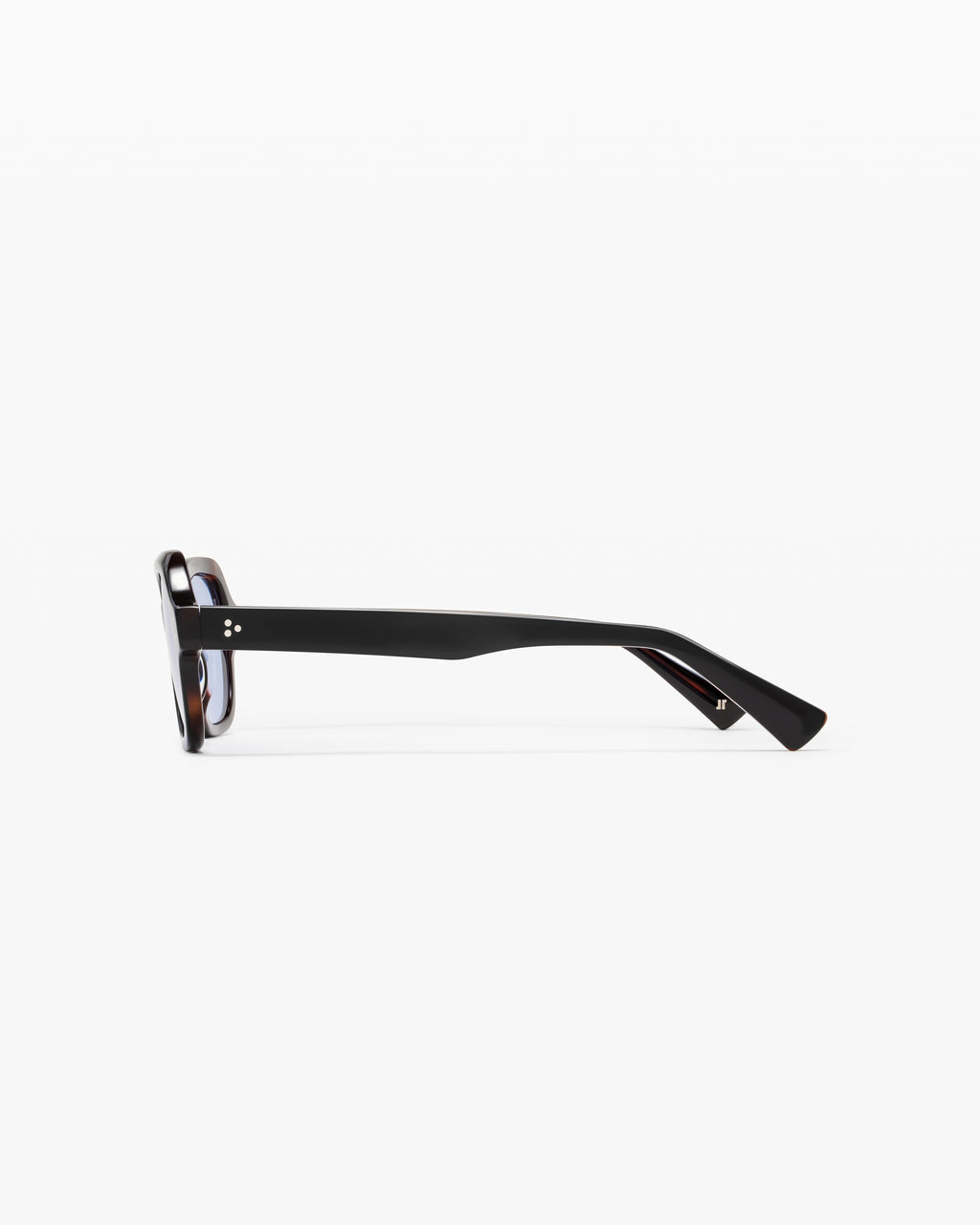 La Cam Rectangulaire Lunettes de Soleil pour femme in Noir et bleu