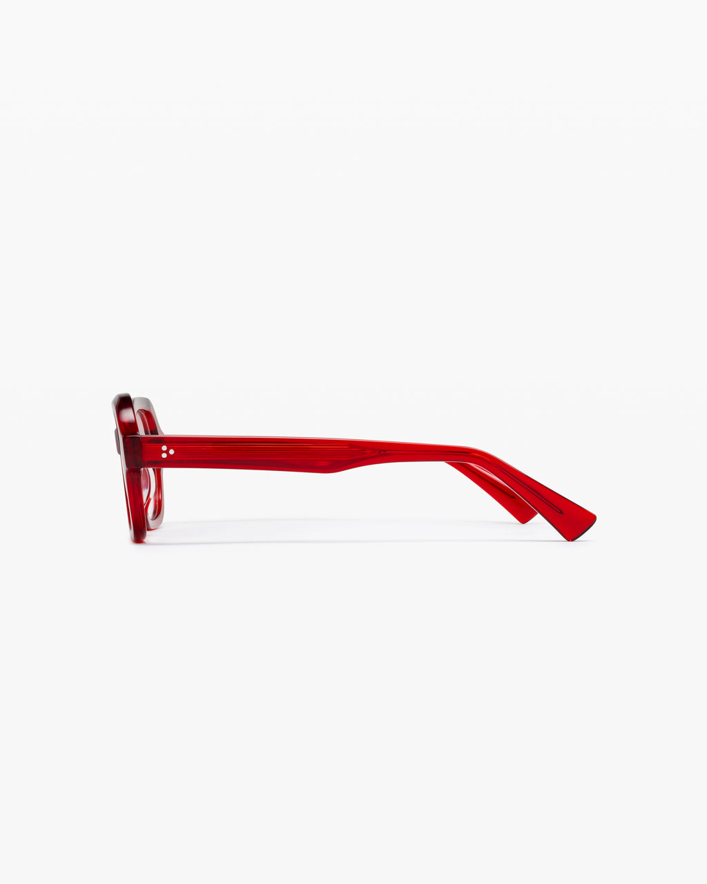 The Cam Rectangular Women's Eyeglasses in Red