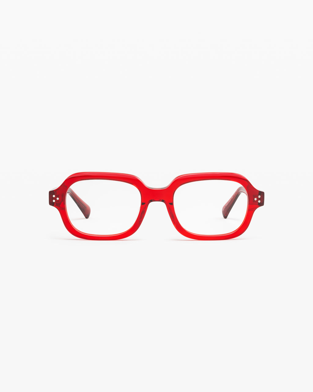 The Cam Rectangular Women's Eyeglasses in Red