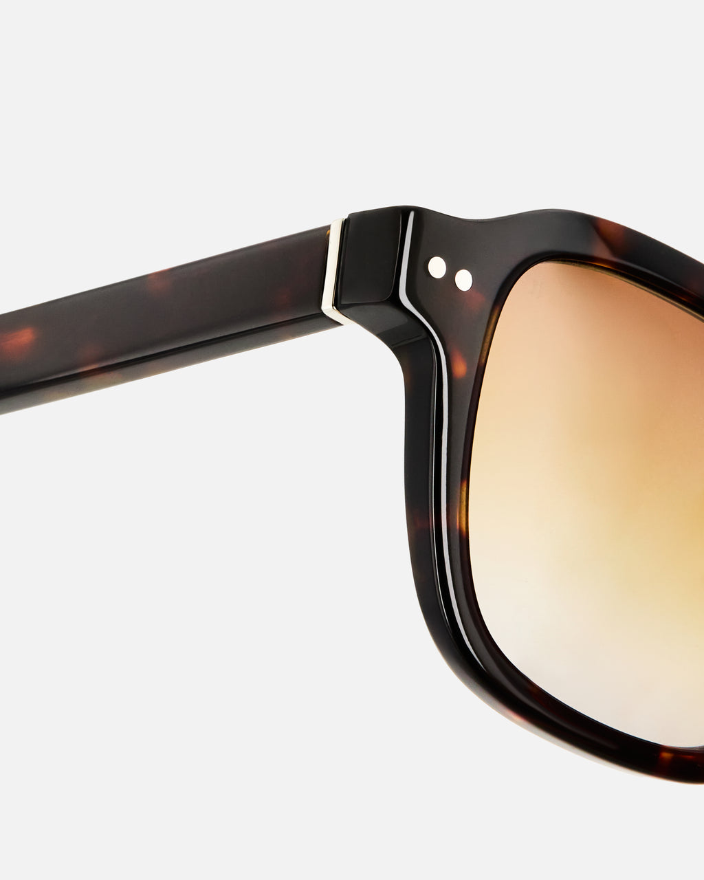 La Seb Hexagonal Lunettes de Soleil pour homme in Ecaille foncée