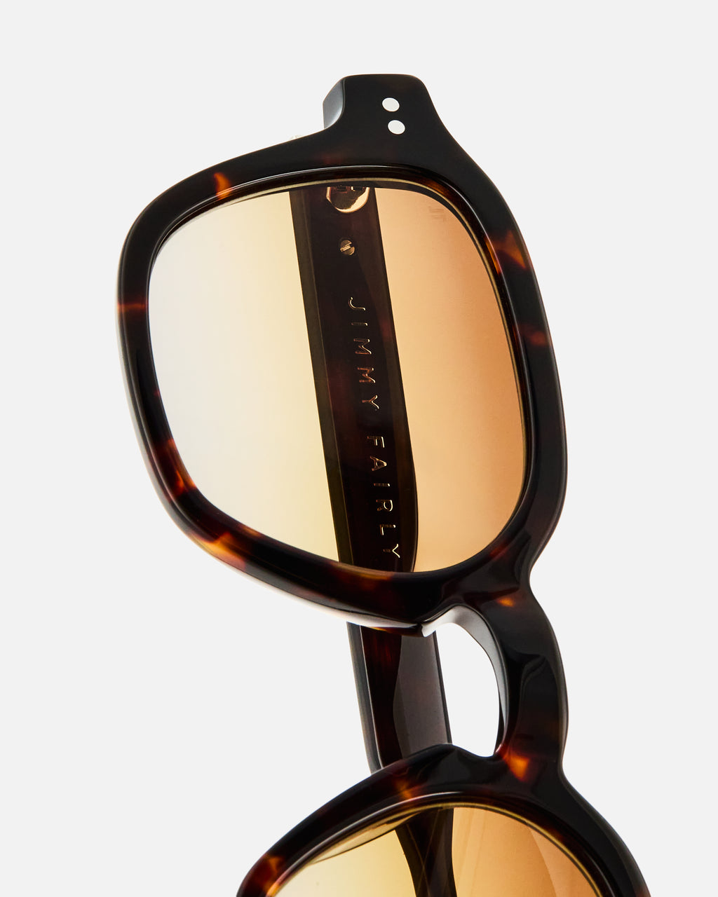 La Seb Hexagonal Lunettes de Soleil pour homme in Ecaille foncée