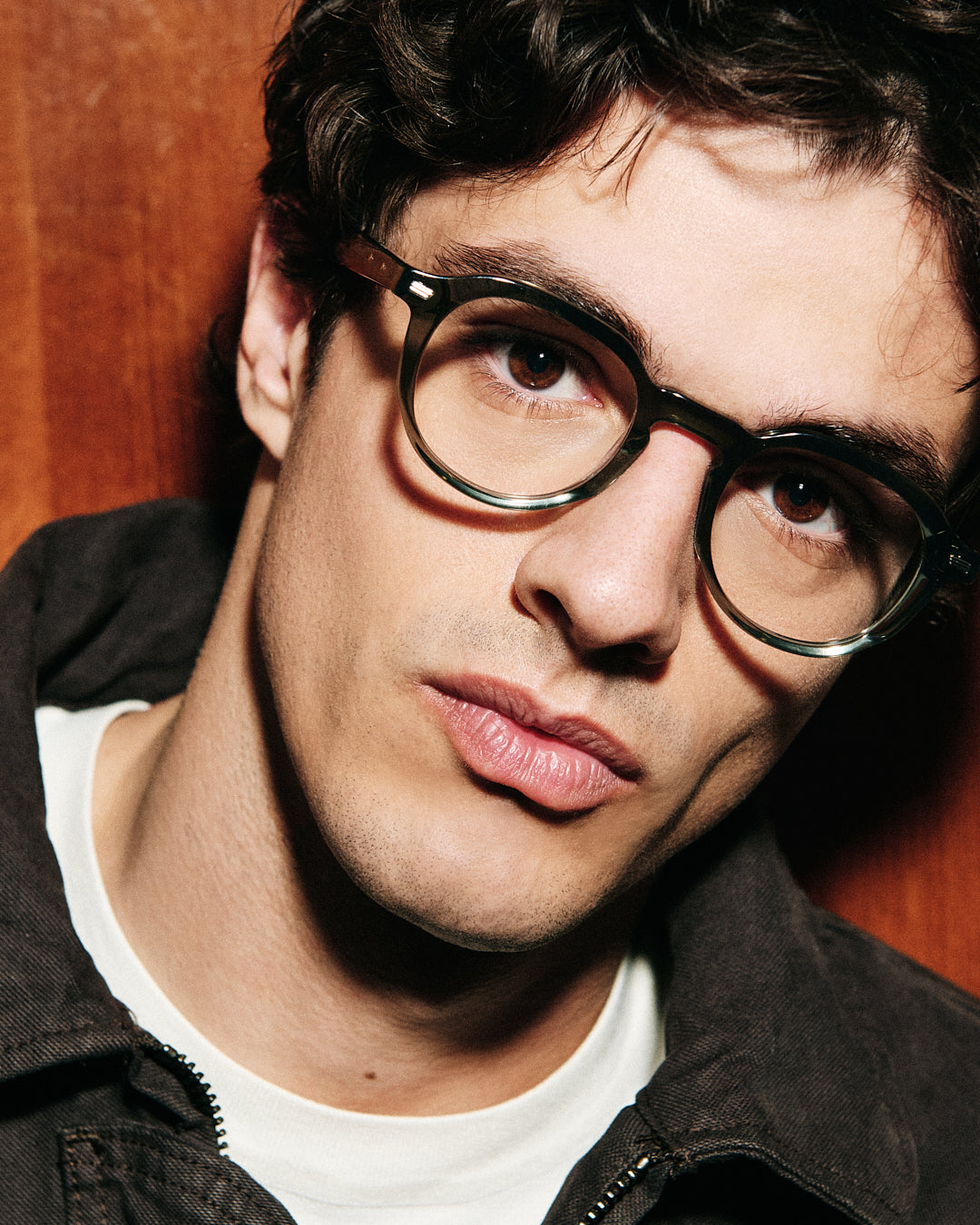 The Nico Round Men's Eyeglasses in Green