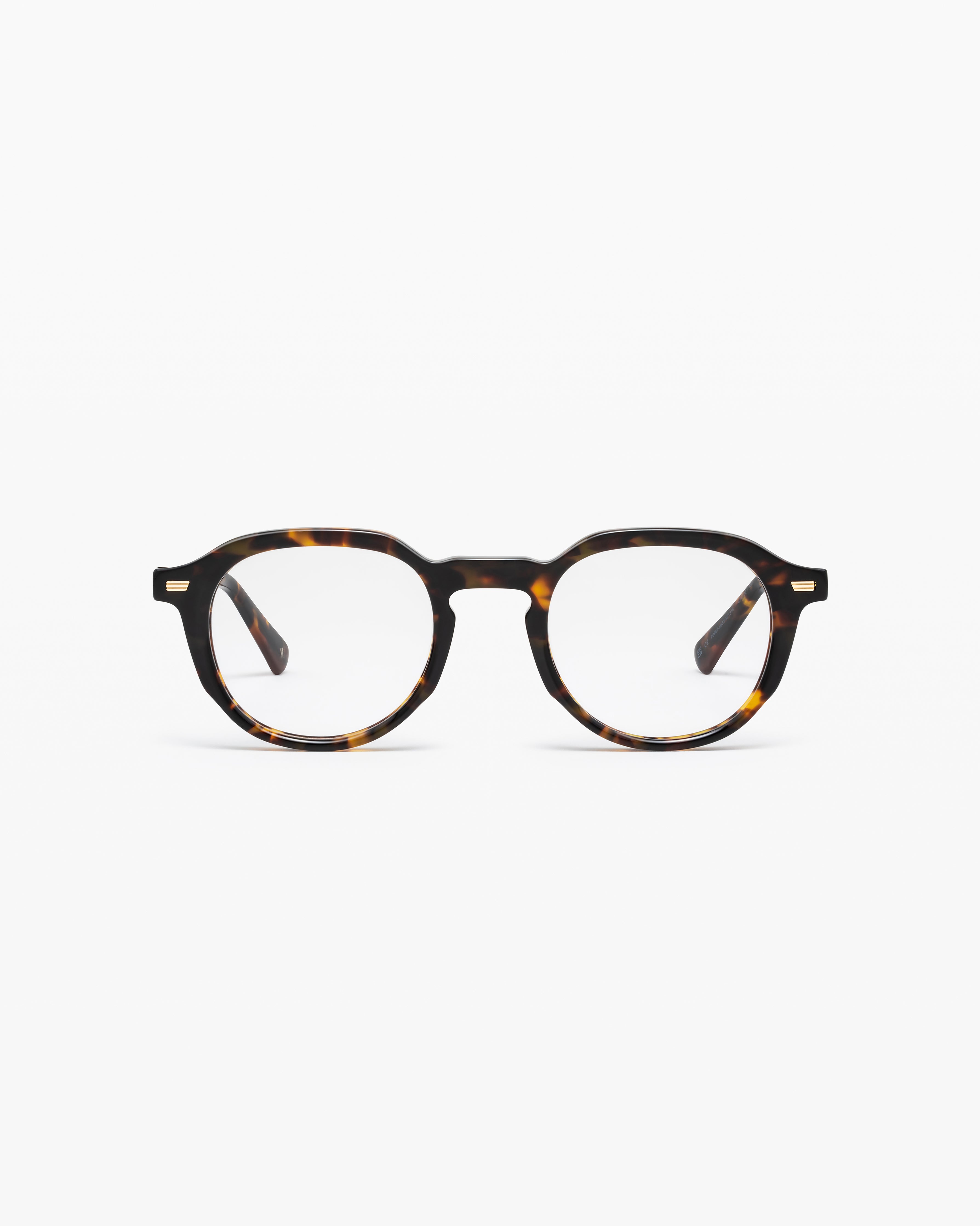 The Nico Round Men's Eyeglasses in Dark Tortoise