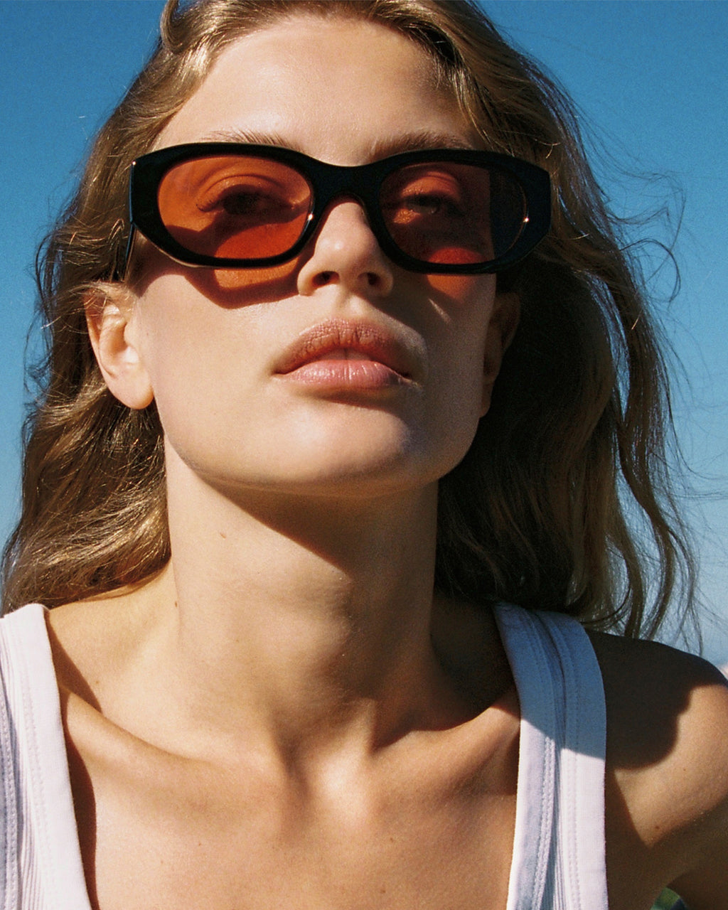 La Gus Ovaladas Gafas de Sol para Hombre in Negro