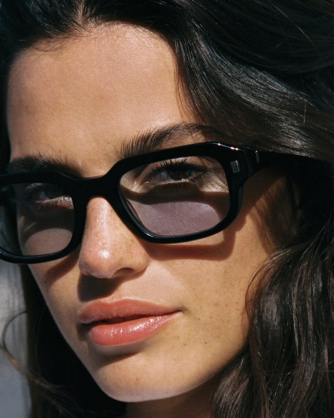 The Ludo JF Colors Rectangular Men's Sunglasses in Black