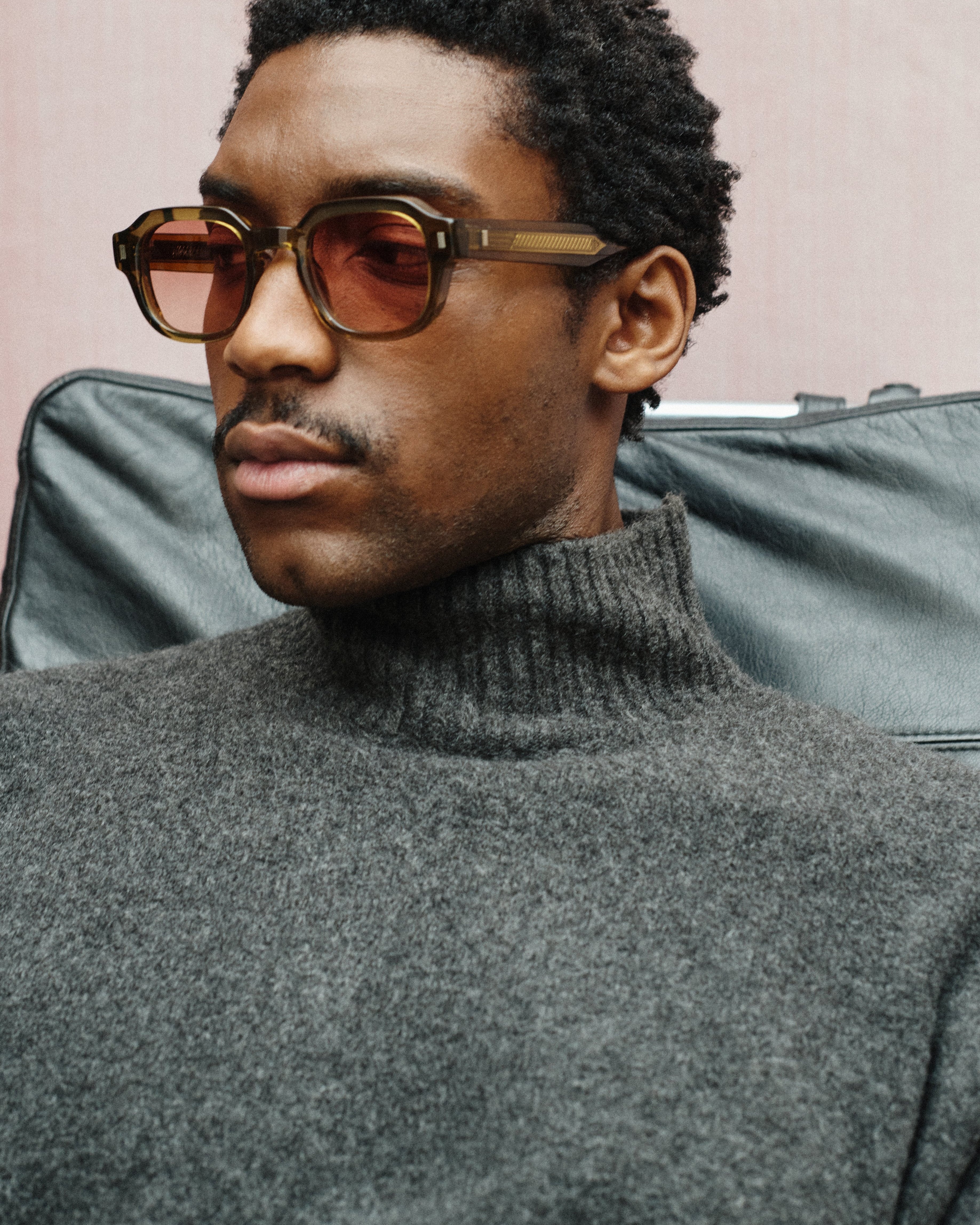 The Math Square Men's Sunglasses in Green