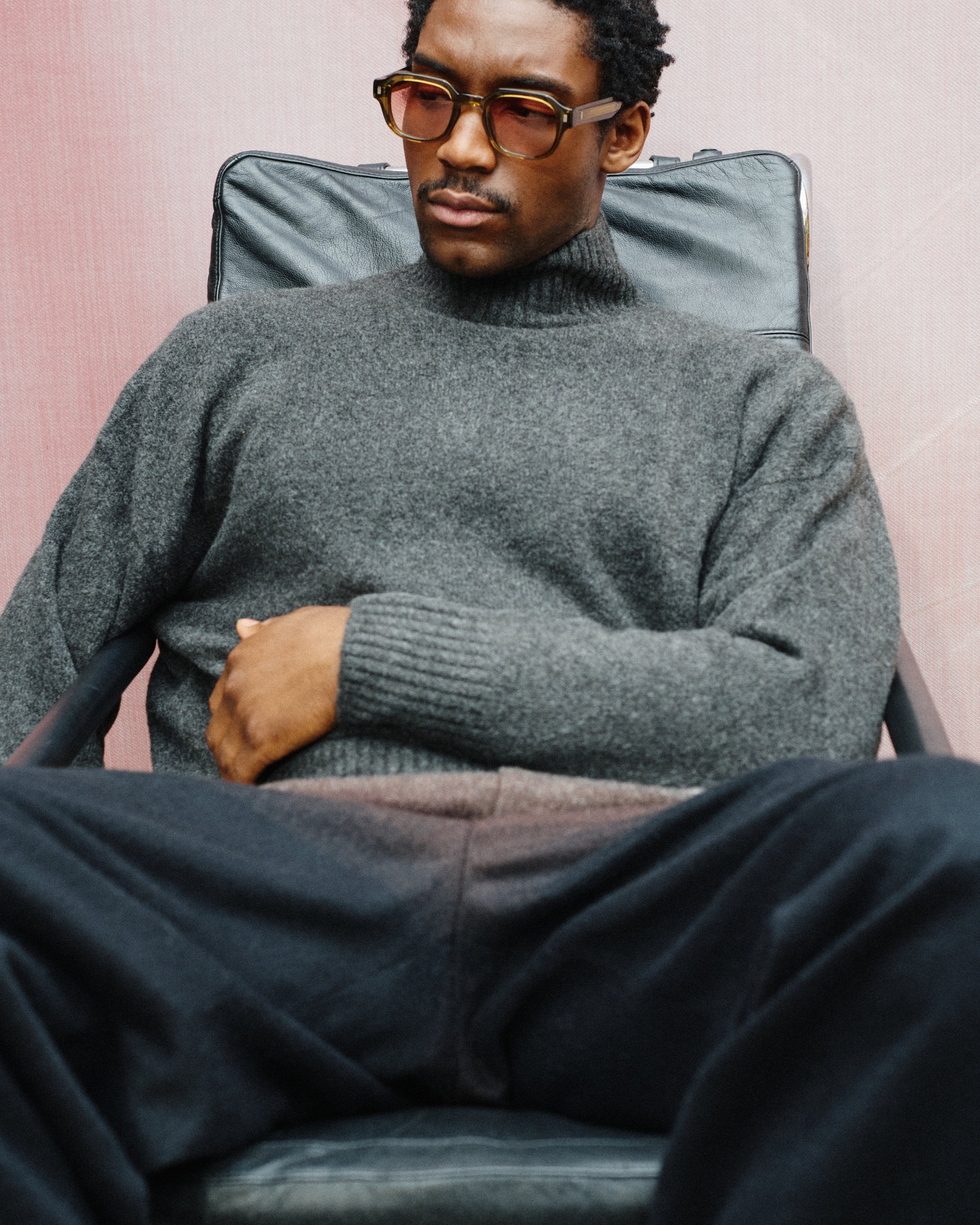 The Math Square Men's Sunglasses in Green