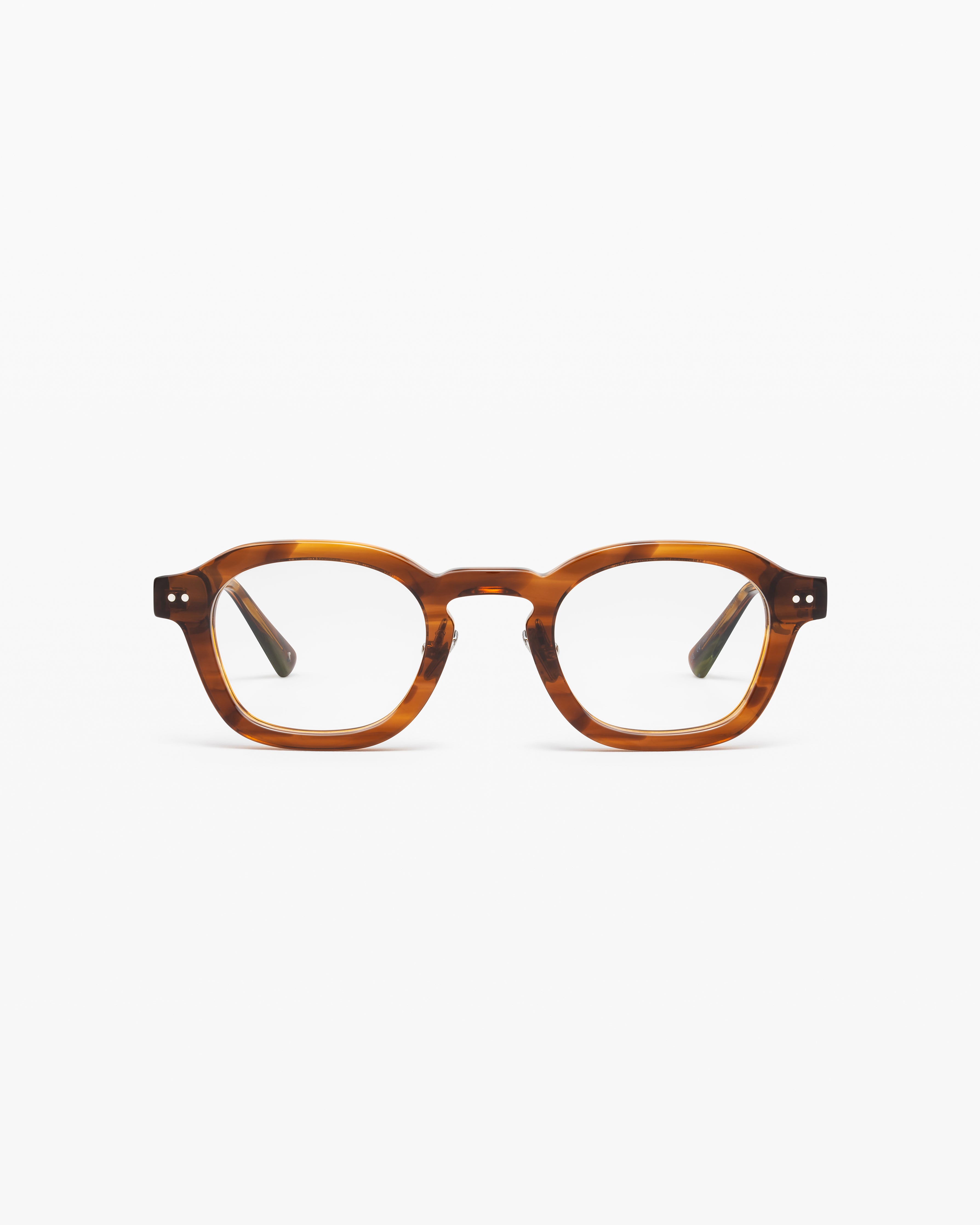 The Hippo Square Men's Eyeglasses in Brown