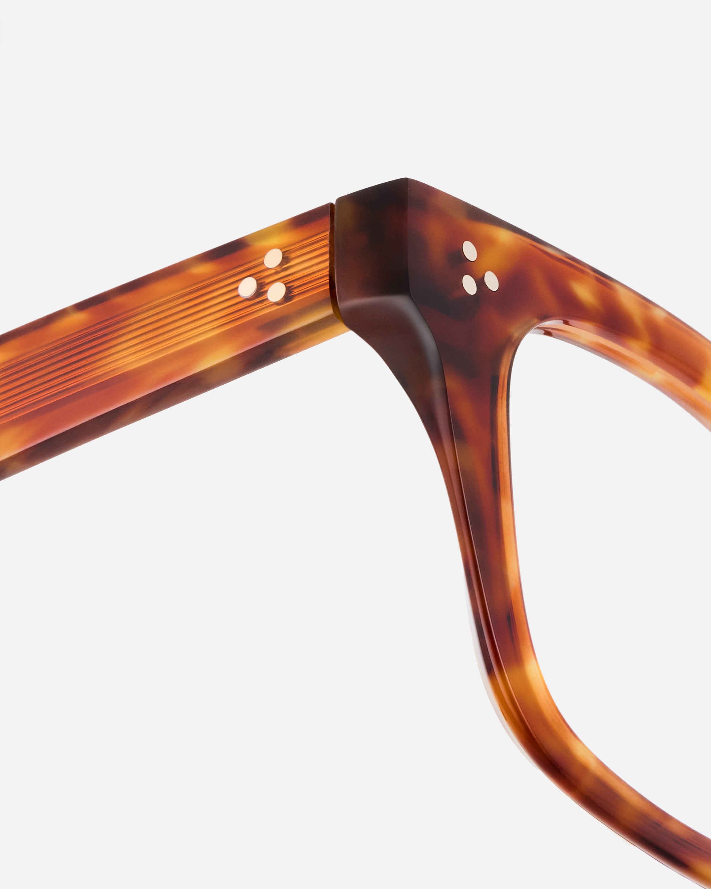 The Vick Square Women's Eyeglasses in Light brown tortoise