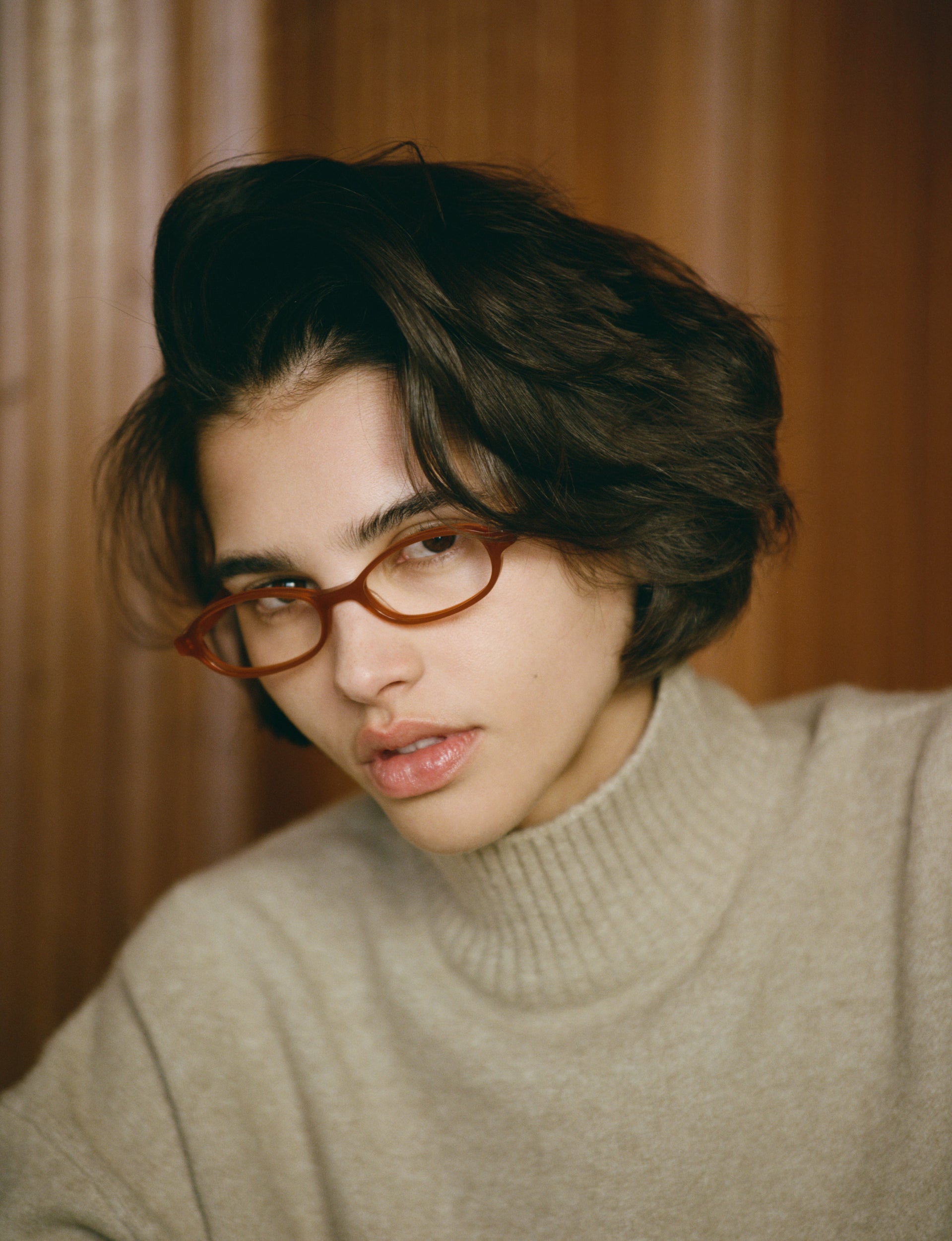 The Kiva Oval Women's Eyeglasses in Orange