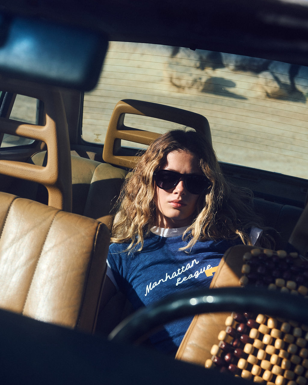 The Sao Aviator Women's Sunglasses in Black