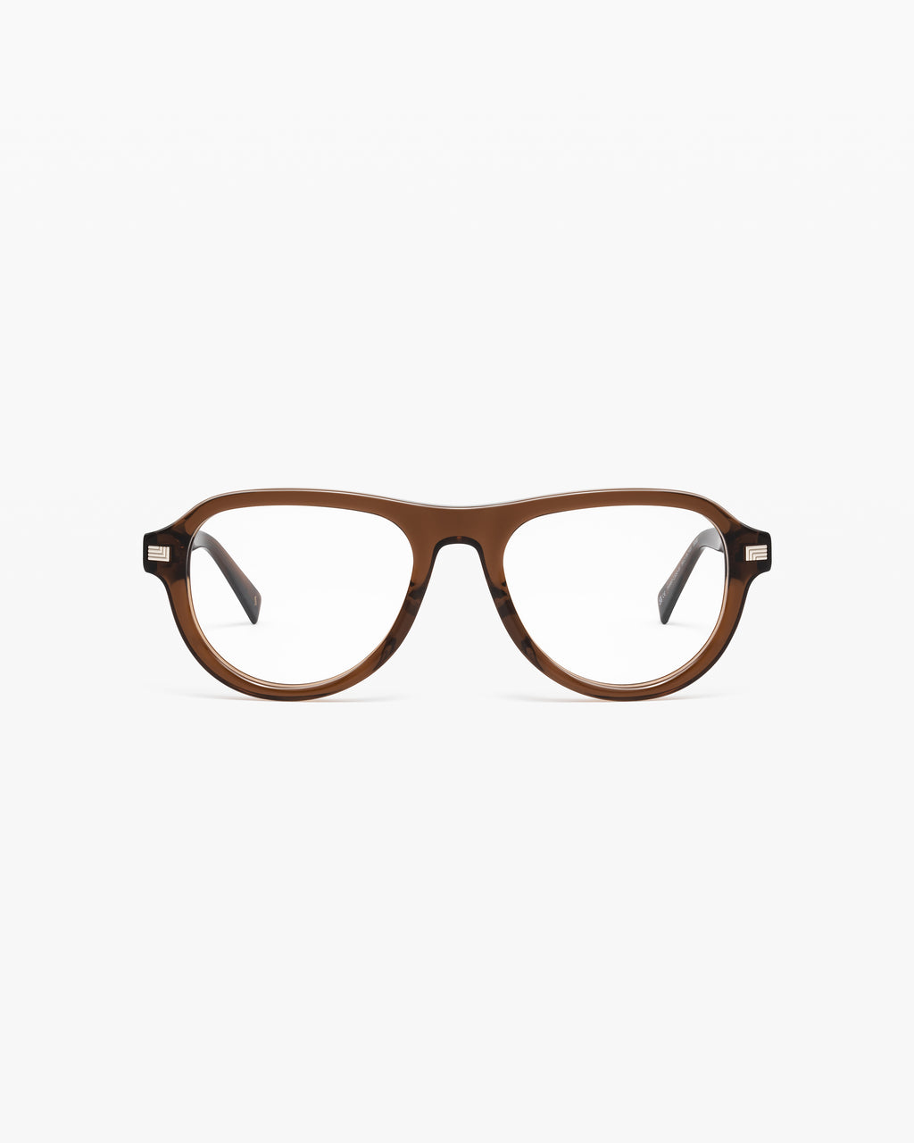 The Sao Aviator Women's Eyeglasses in Brown