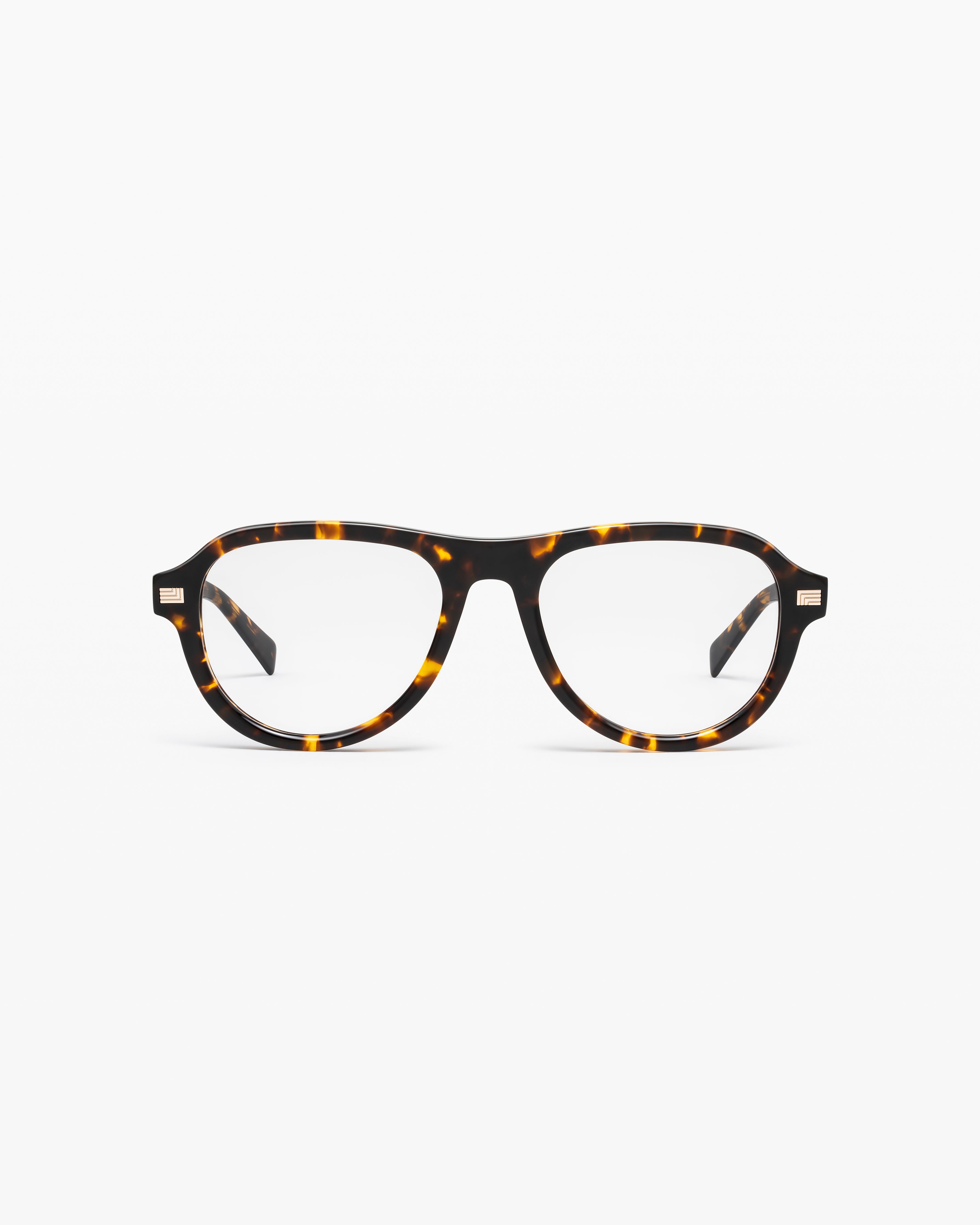The Sao Aviator Women's Eyeglasses in Dark Tortoise