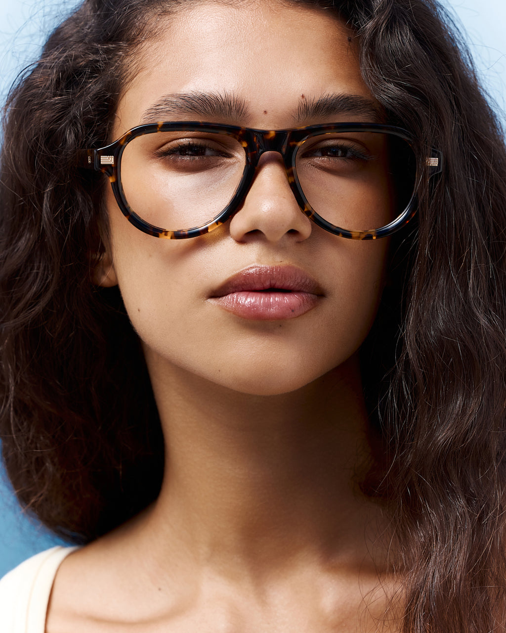 La Sao Aviateur Lunettes de Vue pour femme in Ecaille foncée