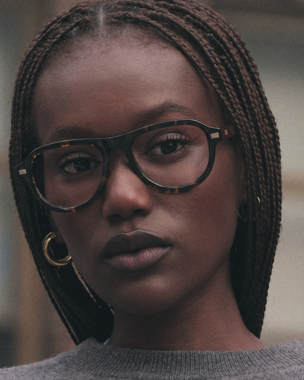 The Sao Aviator Damenbrillen in Dark Tortoise