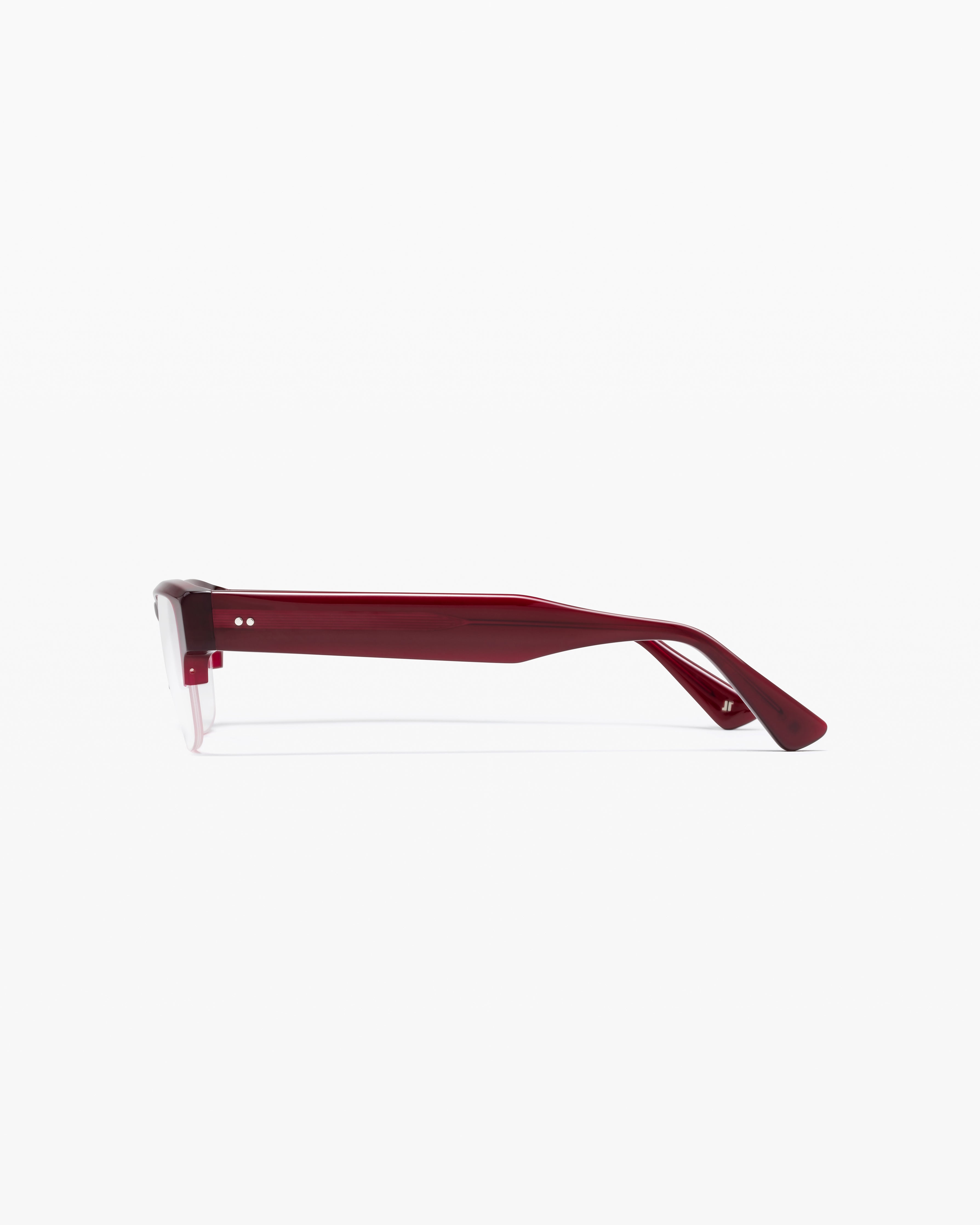 The Tyla Rectangular Women's Eyeglasses in Burgundy
