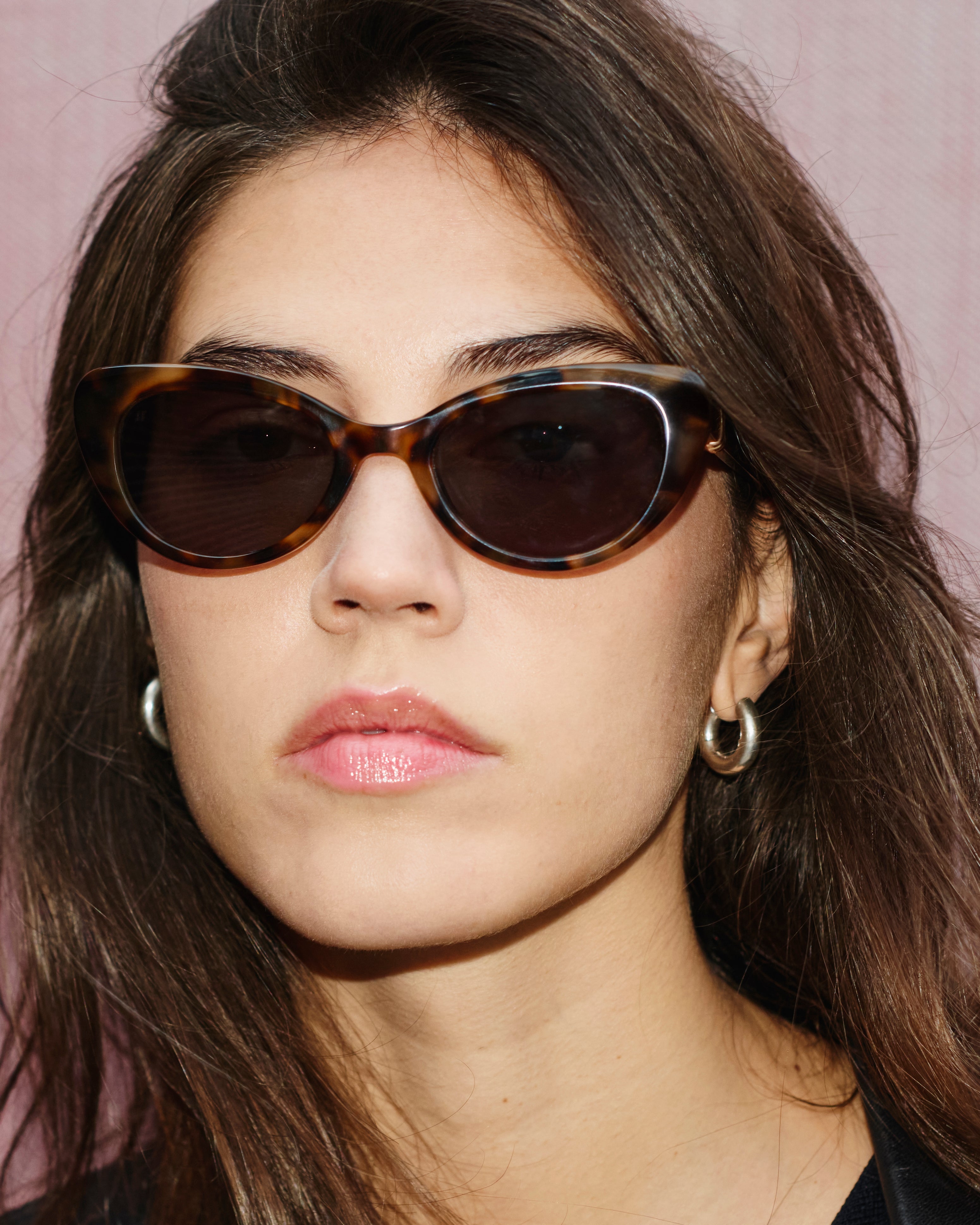 The Marla Butterfly Women's Sunglasses in Dark Tortoise