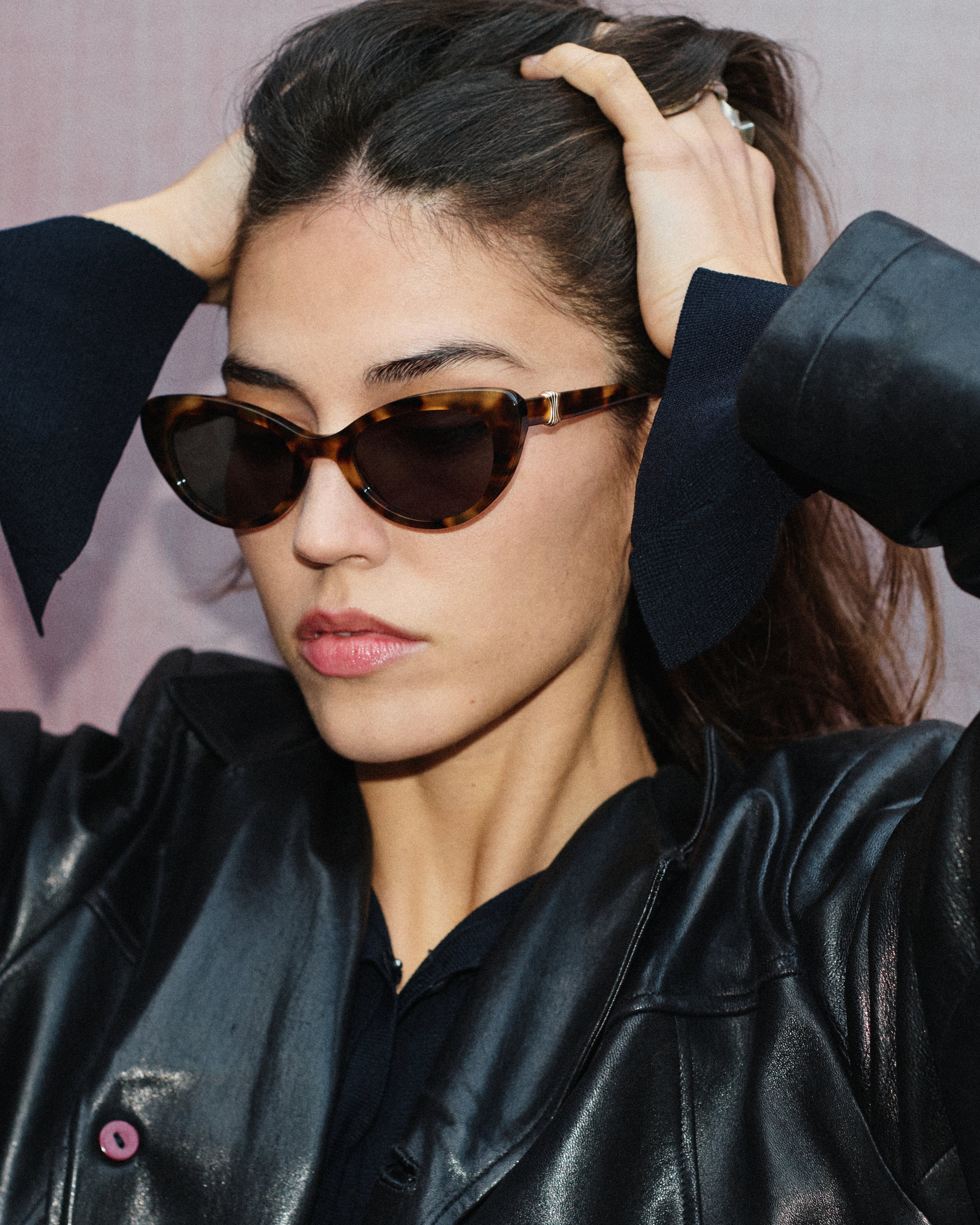 The Marla Butterfly Women's Sunglasses in Dark Tortoise