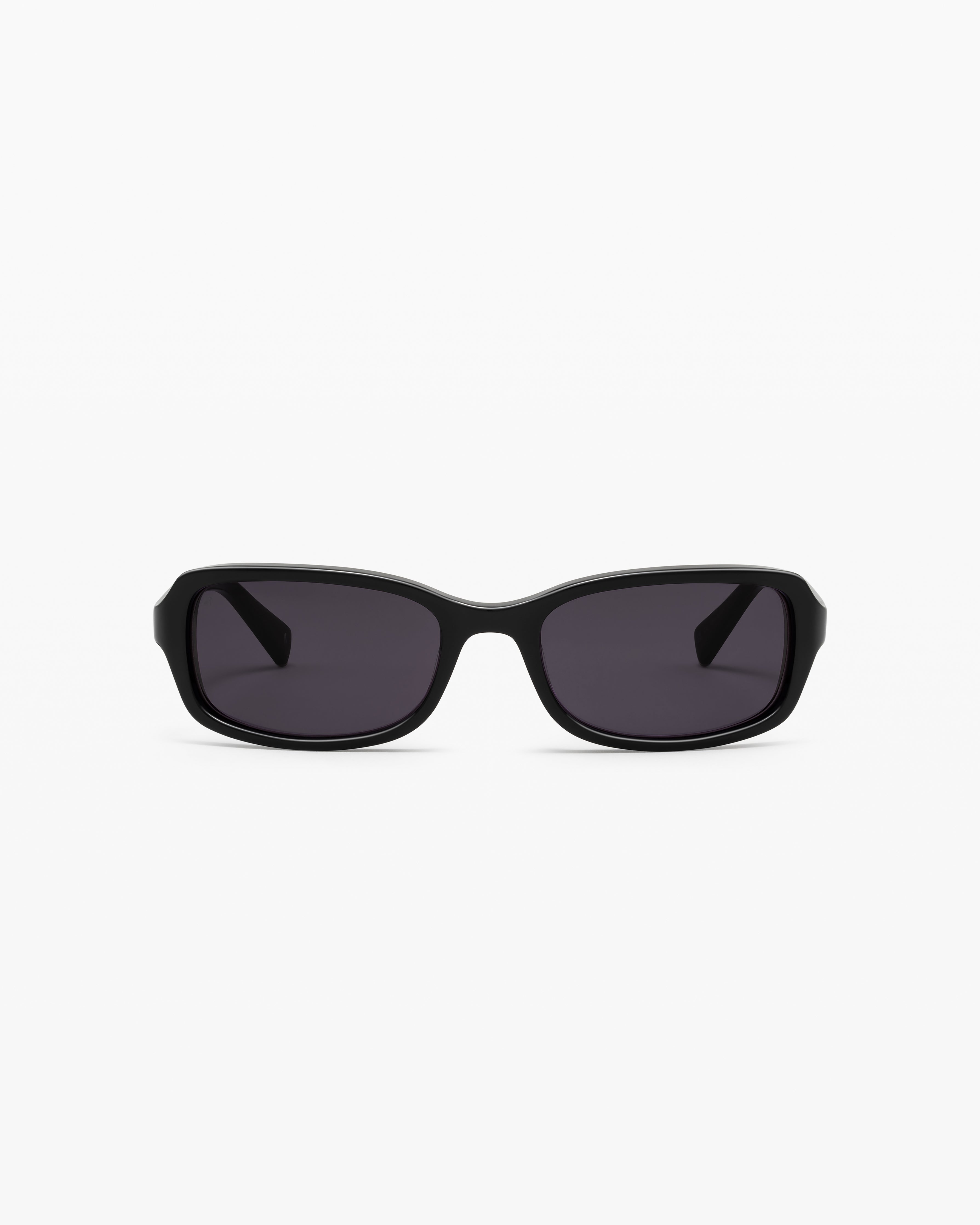 La Jani Rectangulaire Lunettes de Soleil pour femme in Noir