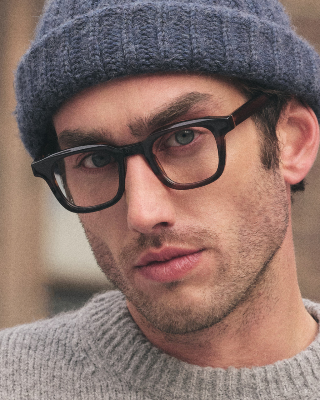 The Calvi Platz Herrenbrillen in Braun